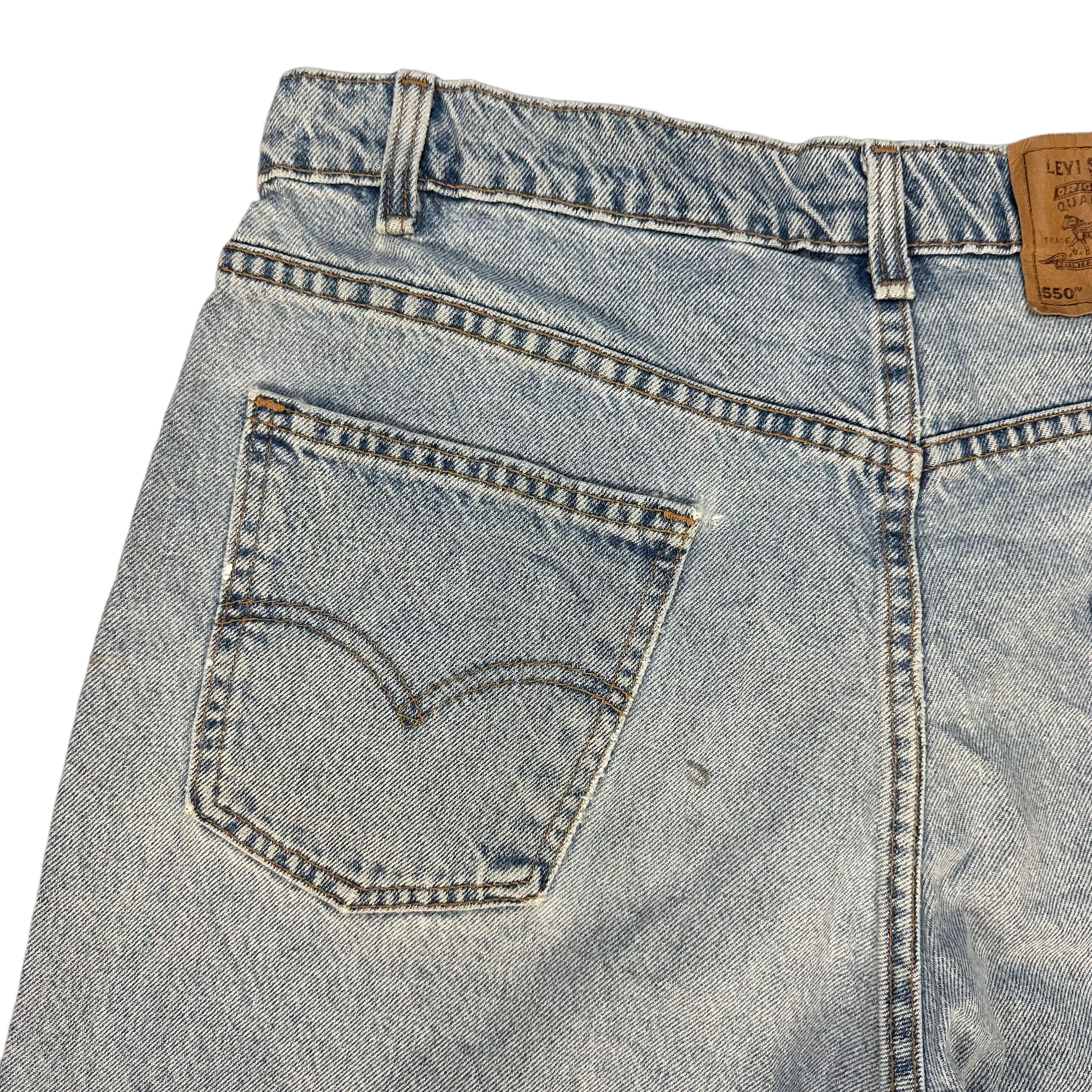 Levi's LEVIS 505 WHITE TAB WASHED DENIM SHORTS #8406-007 Size US 38 / EU 54 - 11 Thumbnail
