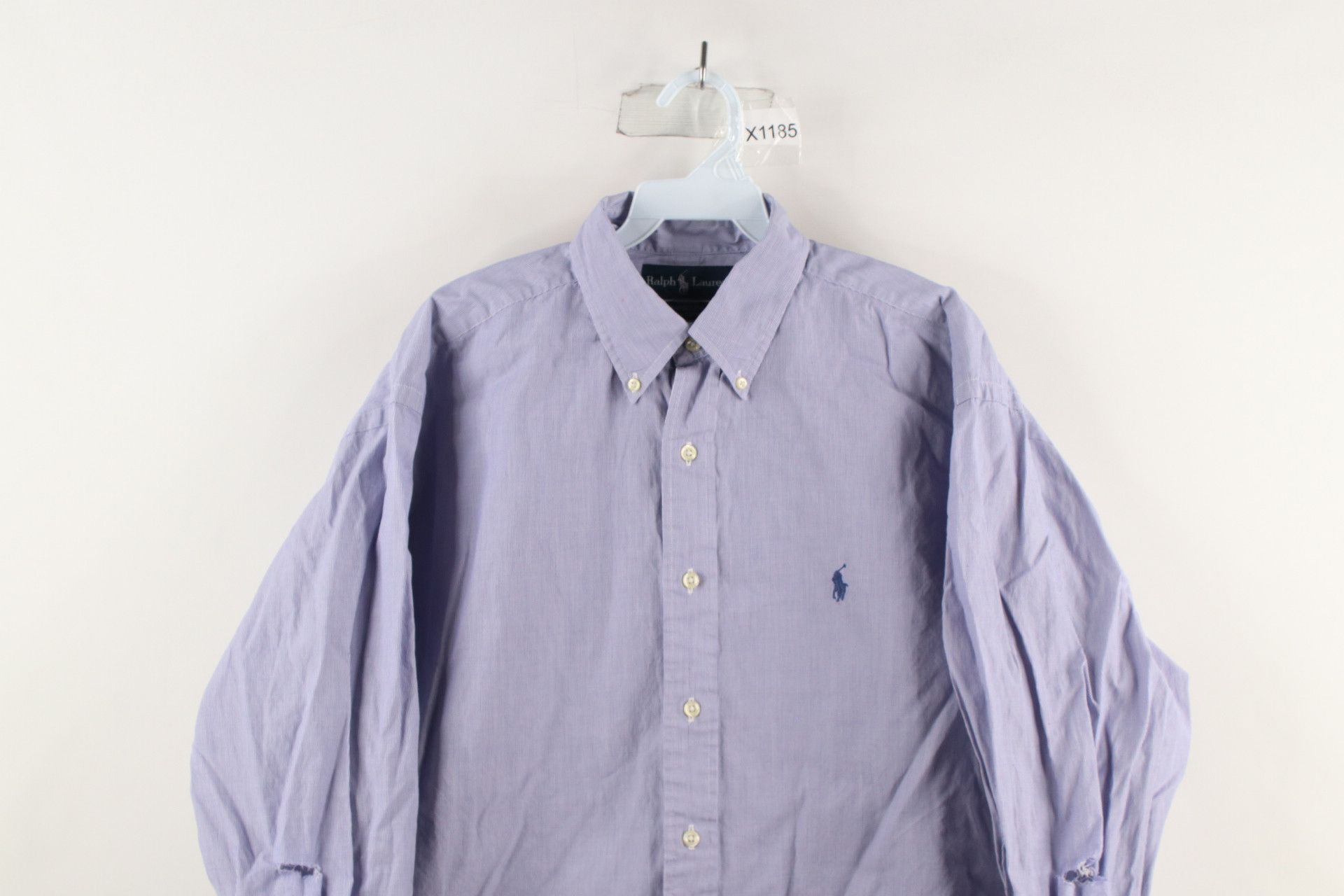 Polo Ralph Lauren Vintage 90s Ralph Lauren Yarmouth Collared Button Down Shirt Size US M / EU 48-50 / 2 - 2 Thumbnail