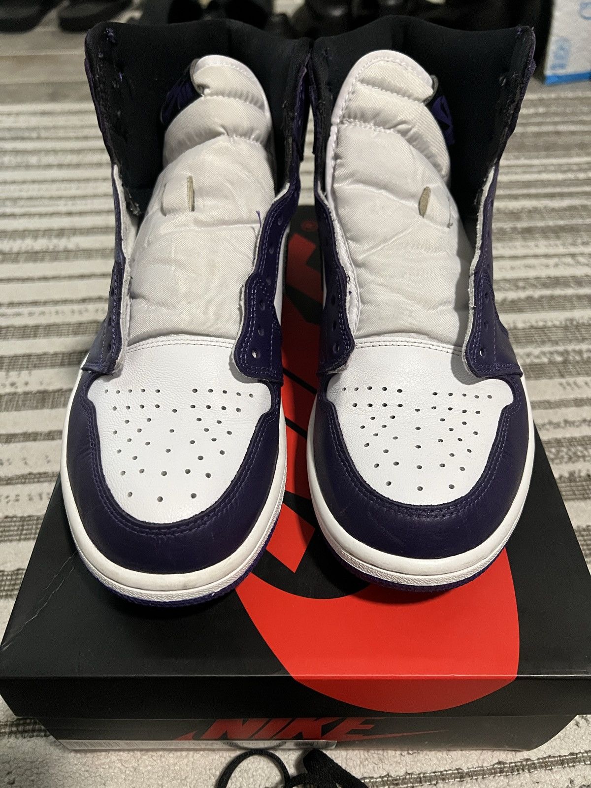 Jordan Brand × Nike Jordan 1 Court purple Size US 10 / EU 43 - 1 Thumbnail