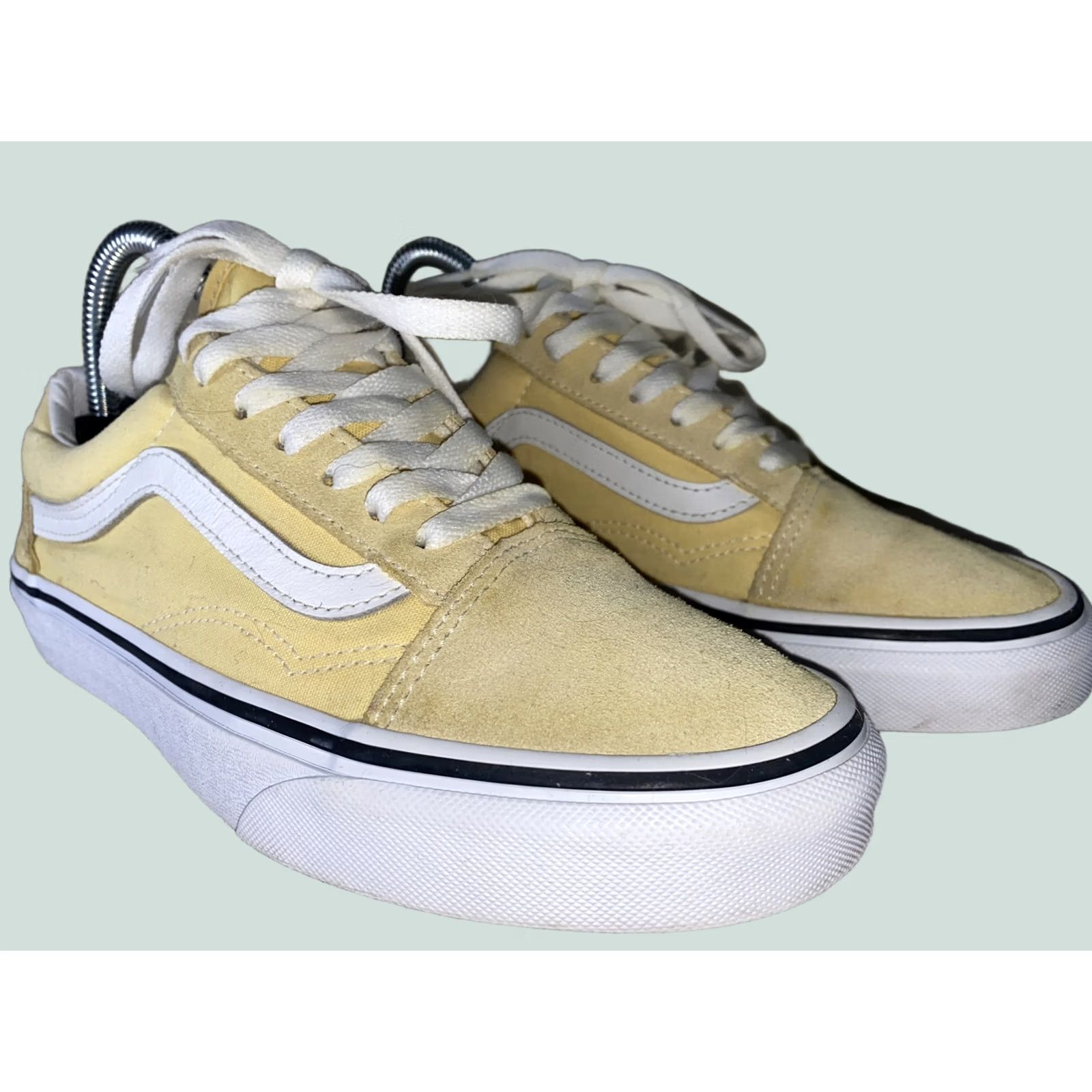 Vans VANS Sneaker Unisex Adults 7.5 Yellow / White Mens Shoes UK 7.5 US 7.5 Athletic Style Size US 8 / EU 41 - 1 Thumbnail