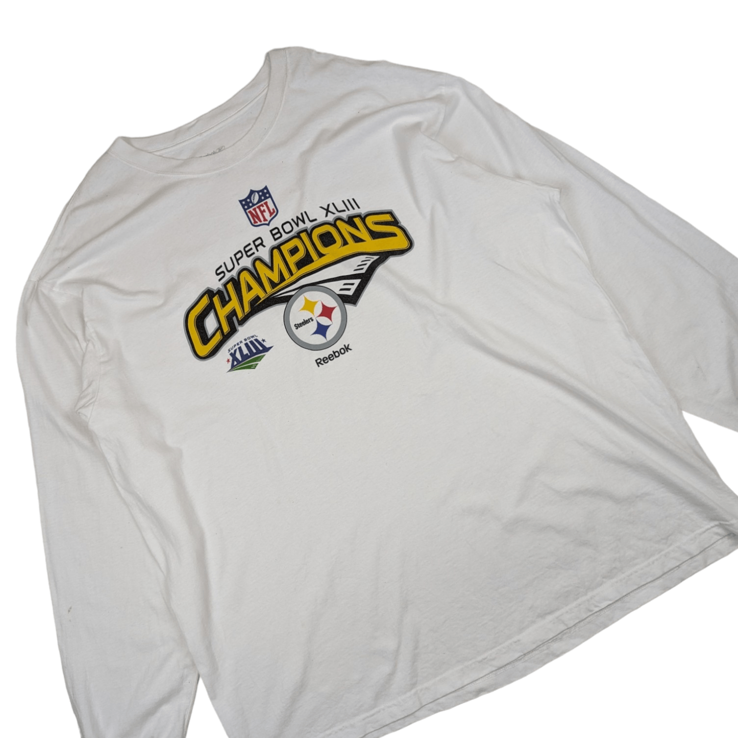 NFL REEBOK NFL Super Bowl XLIII Champion Long Sleeve T-Shirt Size US XXL / EU 58 / 5 - 3 Thumbnail