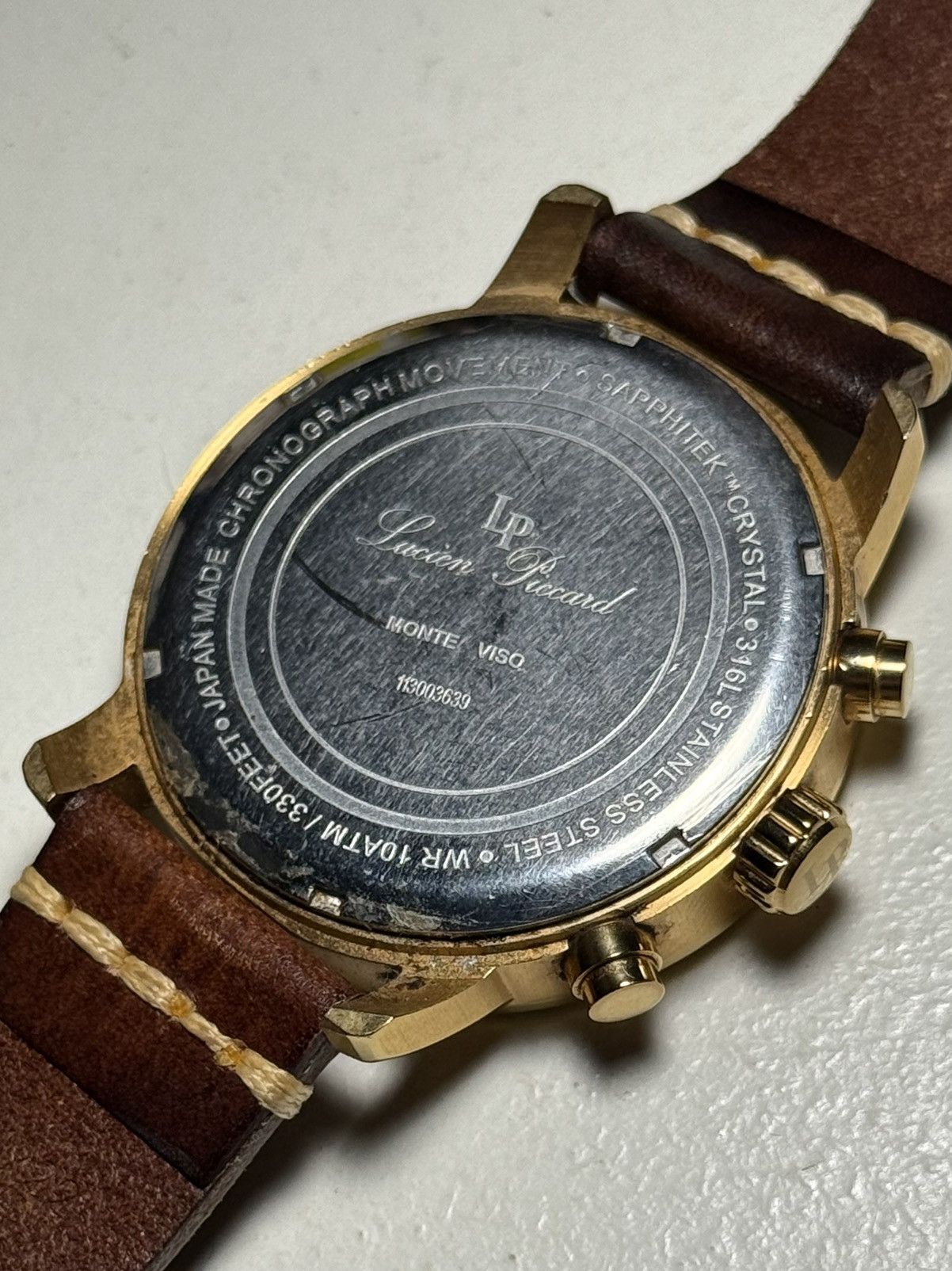Lucien Piccard Lucien Piccard 2 Gold watch Size ONE SIZE - 3 Thumbnail