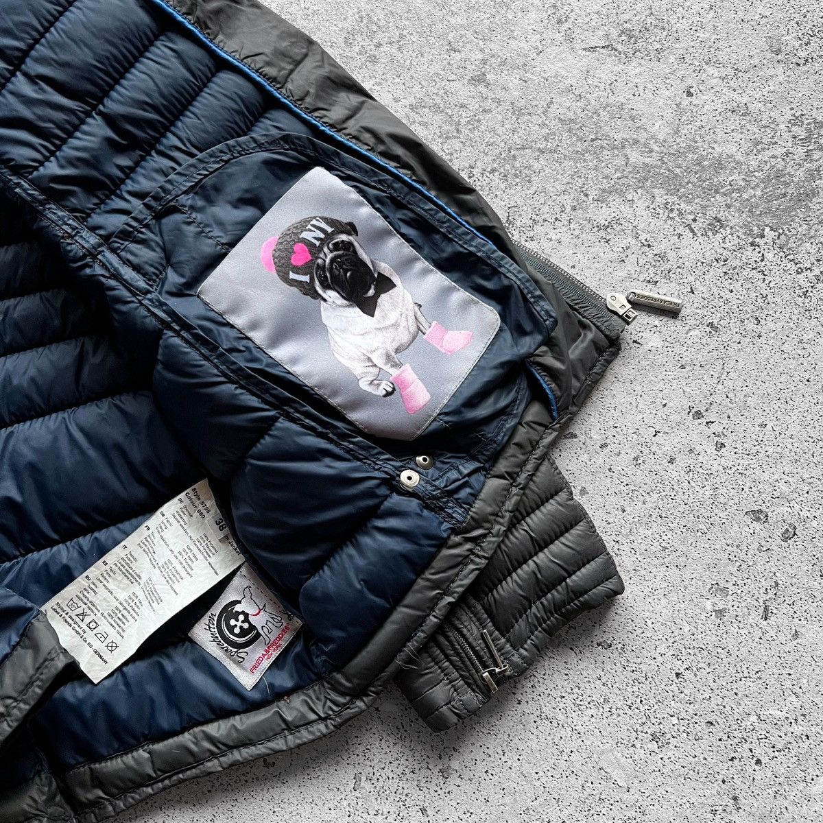 Designer × Other Frieda & Freddies New York Womens Gray Padded Quilted Jacket Size M / US 6-8 / IT 42-44 - 11 Thumbnail