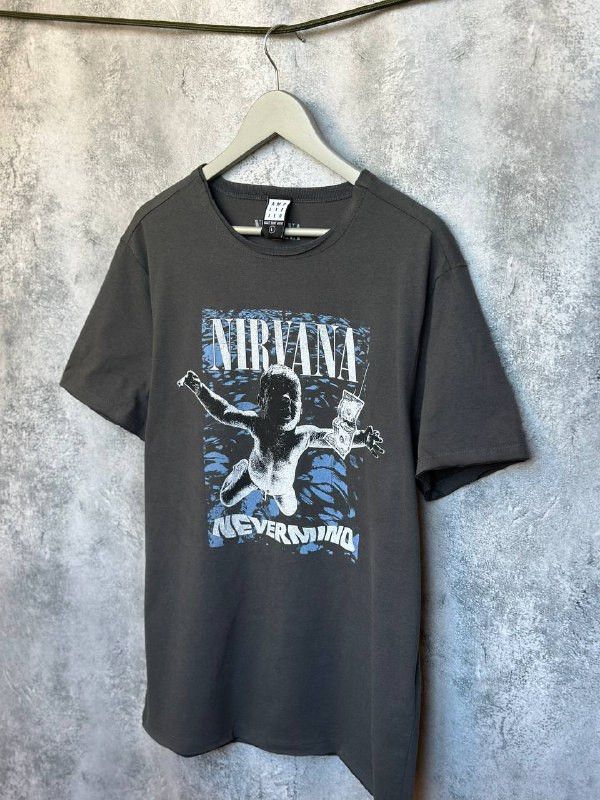 Amplified AMPLIFIED Nirvana Nevermind Baby Graphic T-Shirt Size US L / EU 52-54 / 3 - 1 Thumbnail