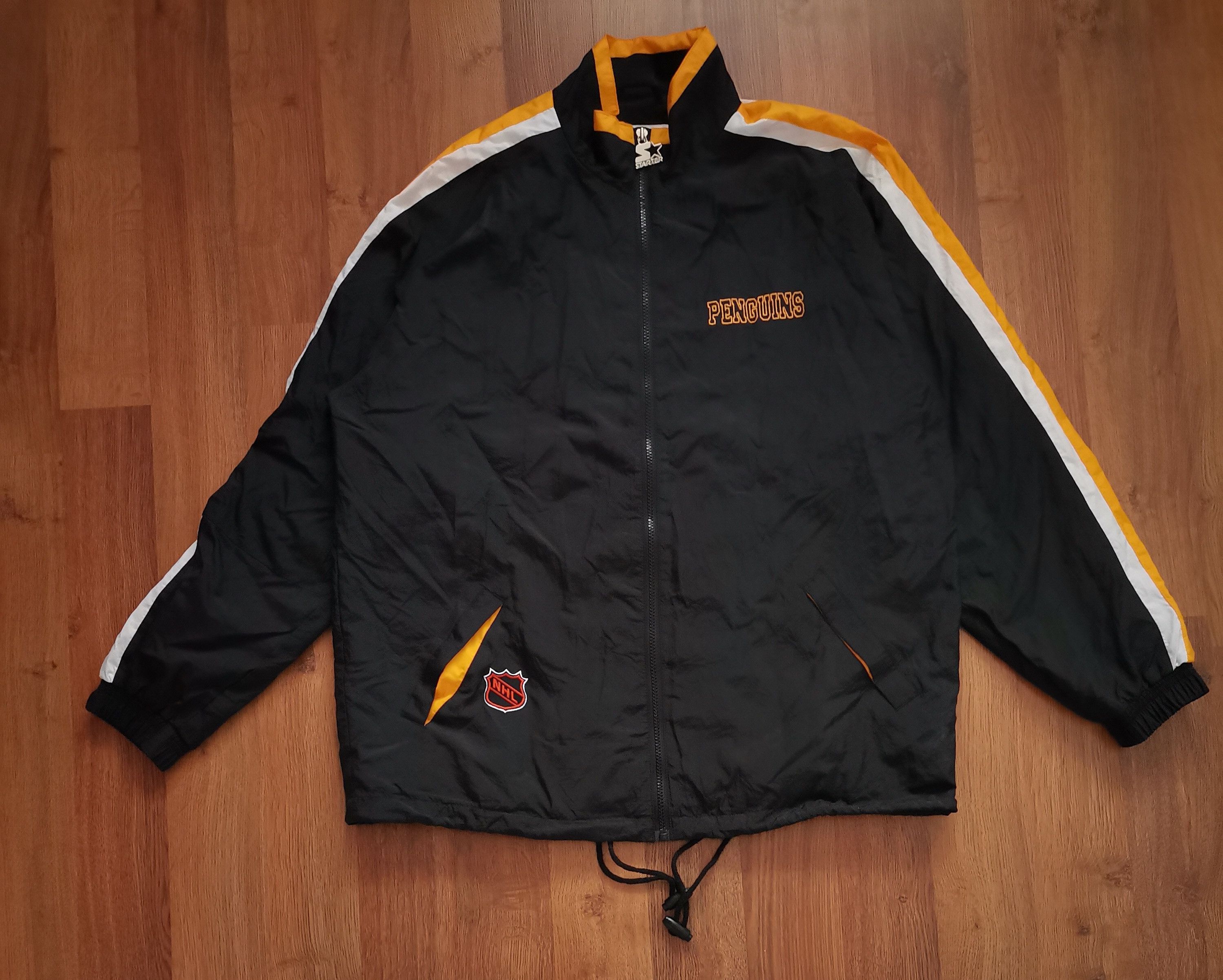 NHL × Starter NHL Pittsburgh Penguins Windbreaker Size US L / EU 52-54 / 3 - 1 Thumbnail