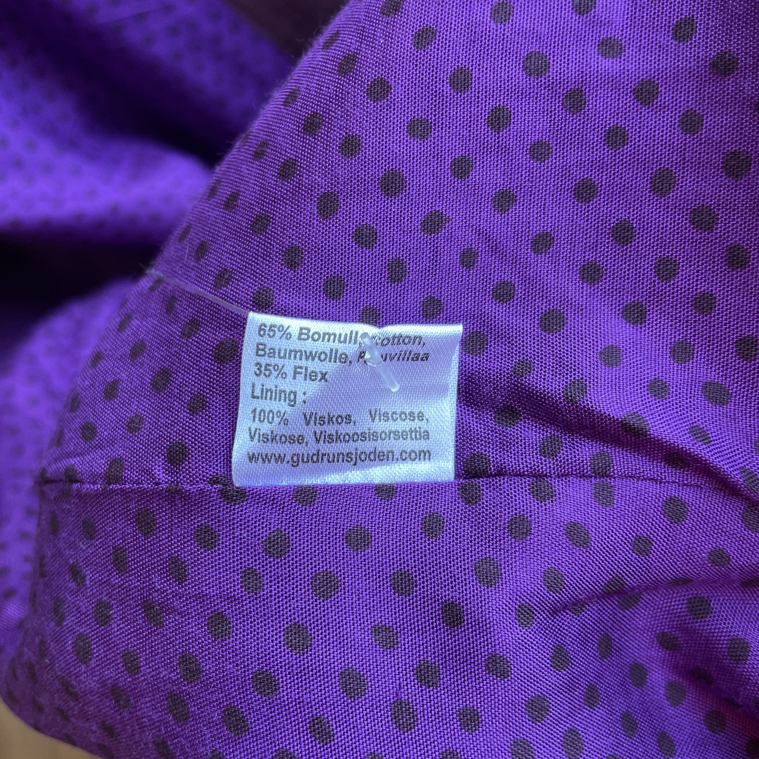 Gudrun Sjoden Gudrun Sjoden Womens Muslin Ornamental Cotton Flex Coat Size XL / US 12-14 / IT 48-50 - 8 Thumbnail