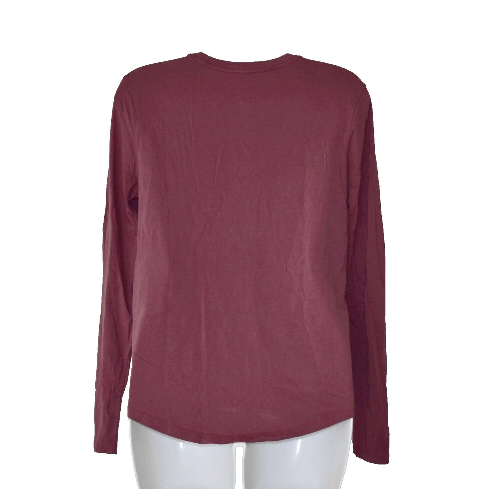 Lululemon LULULEMON ATHLETICA Burgundy Relaxed Long Sleeve Top Size S Size S / US 4 / IT 40 - 2 Thumbnail