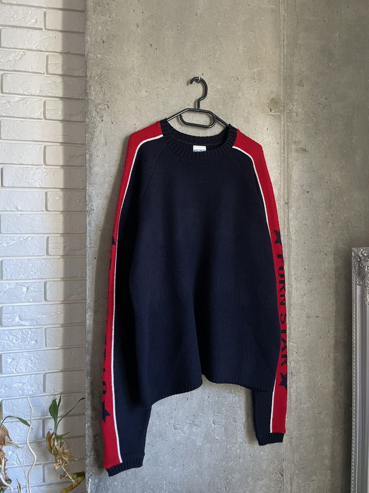 Vintage 90s Porn Star Baggy Knit Sweater ERD Style