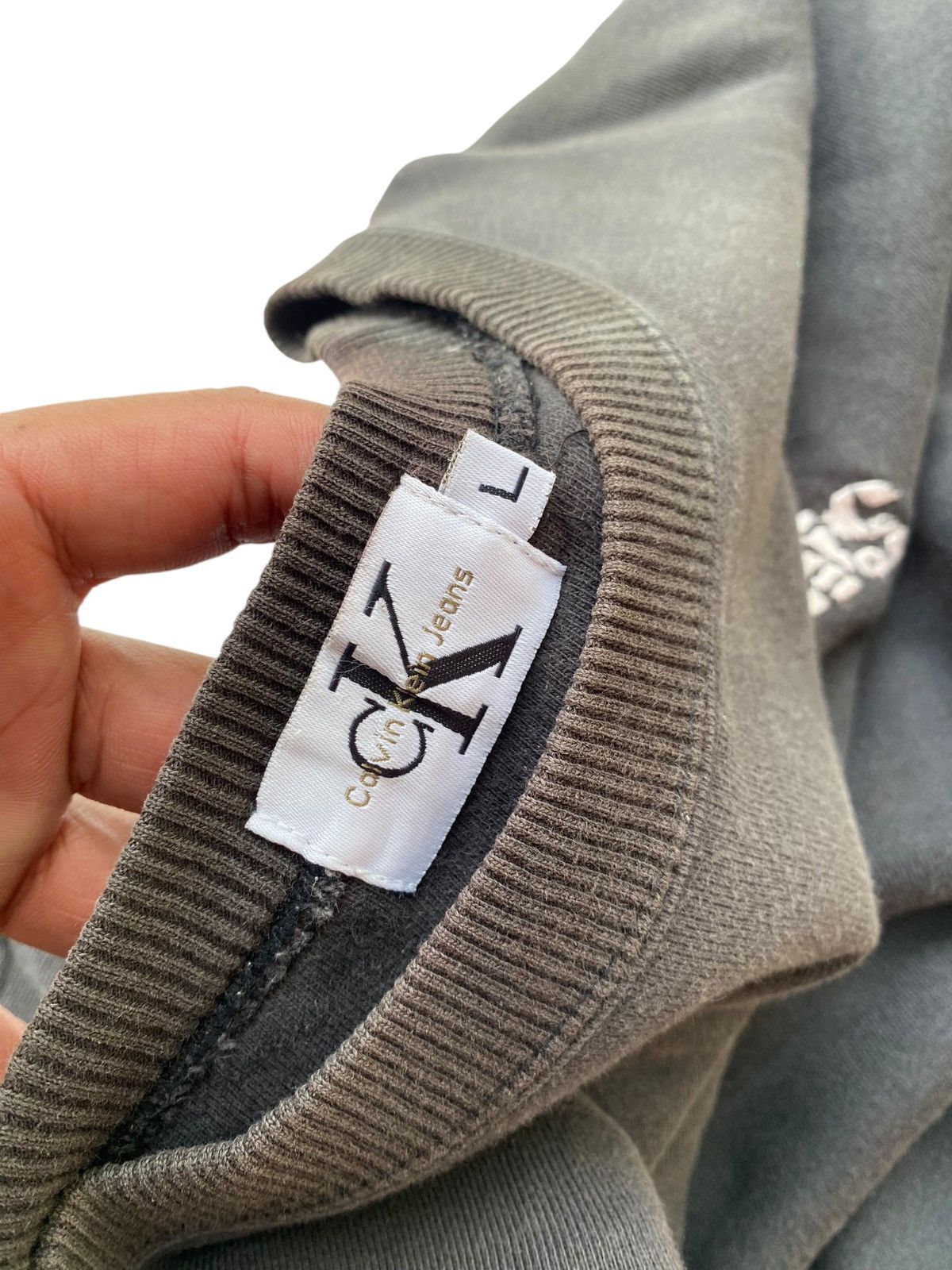 Calvin Klein × Vintage Vtg Calvin Klein Black Faded Size US L / EU 52-54 / 3 - 6 Thumbnail