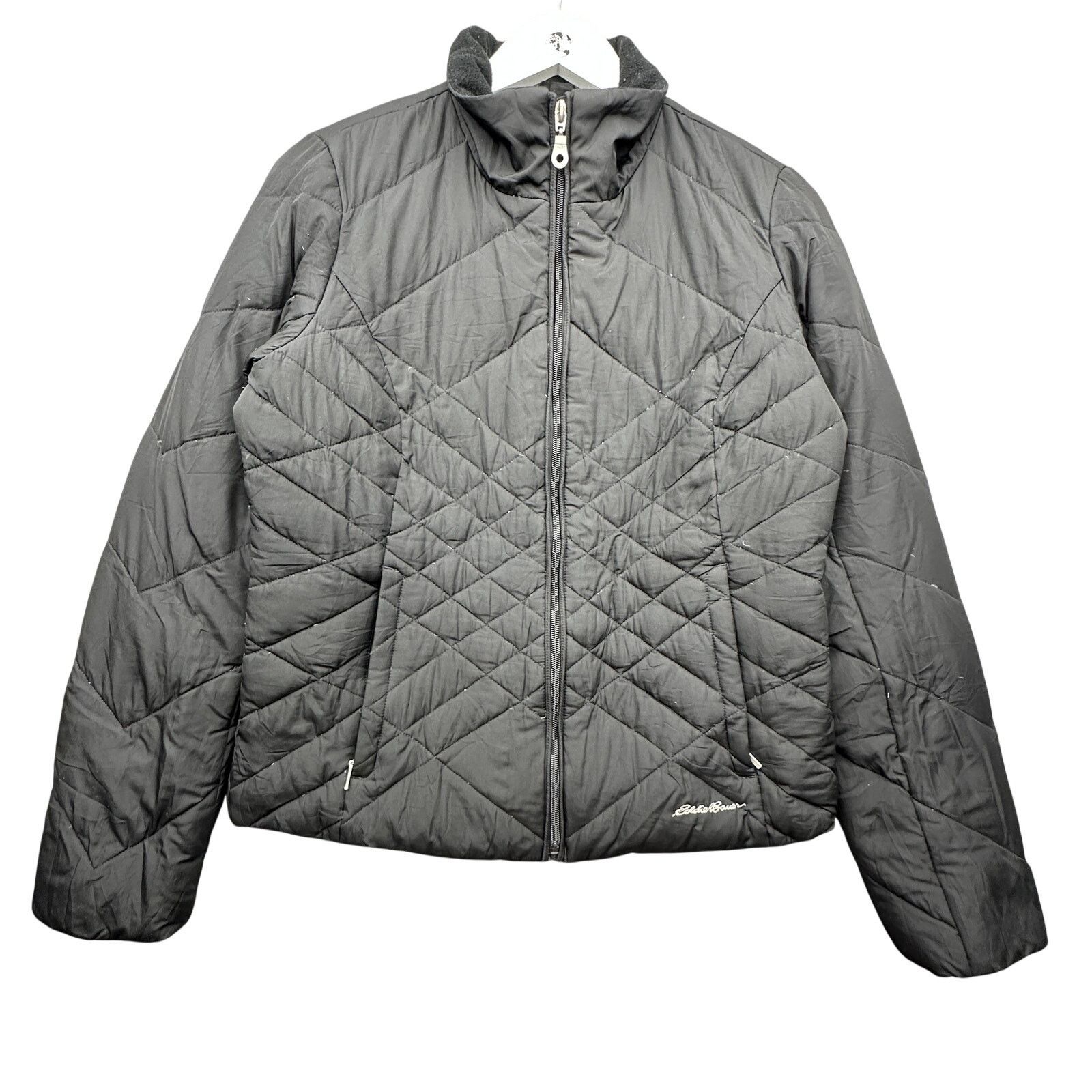 Eddie Bauer Eddie Bauer Goose Down Jacket Womens Small Black Puffer Size S / US 4 / IT 40 - 1 Thumbnail