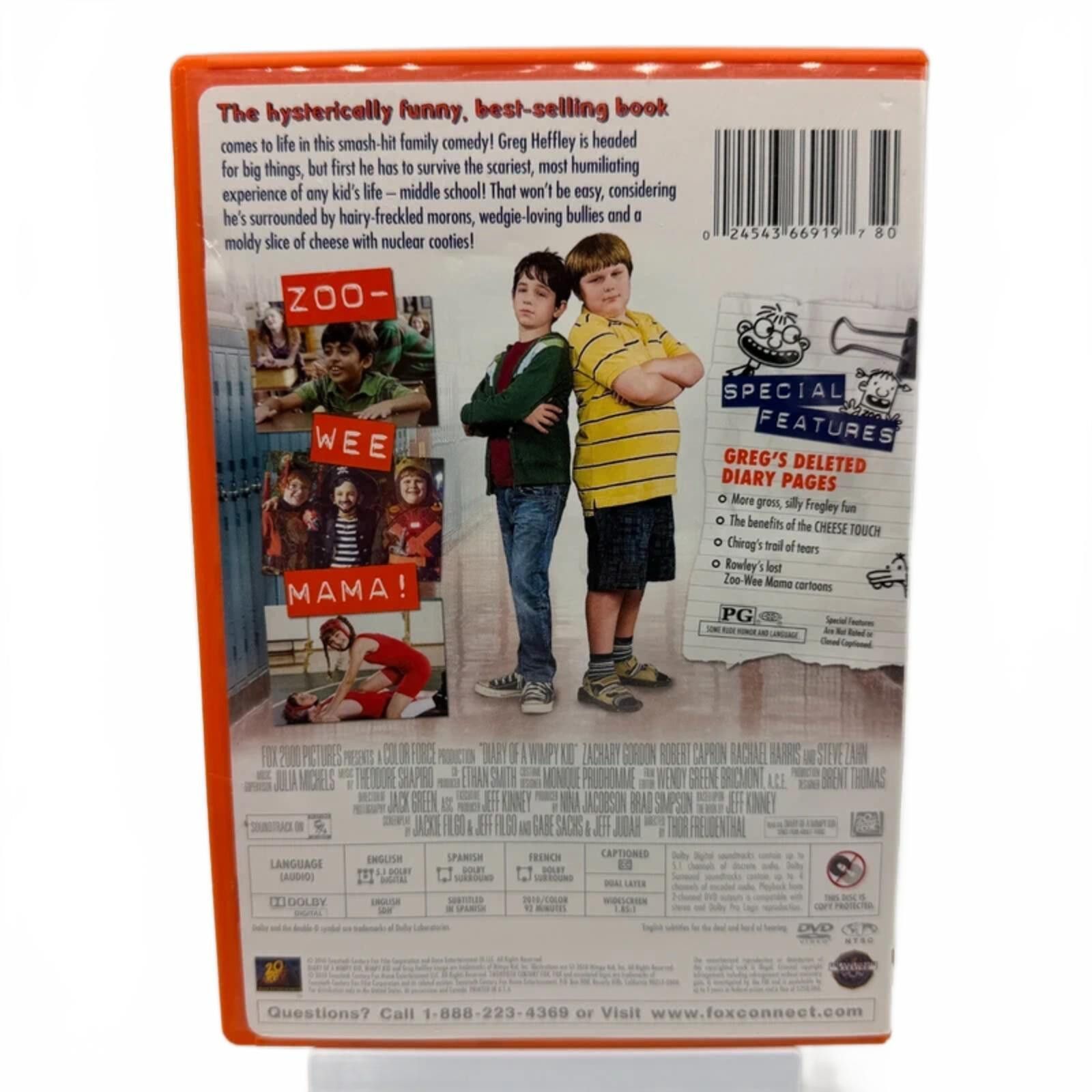 Other Diary of a Wimpy Kid (2010) - DVD Movie - Family Comedy Size ONE SIZE - 2 Thumbnail