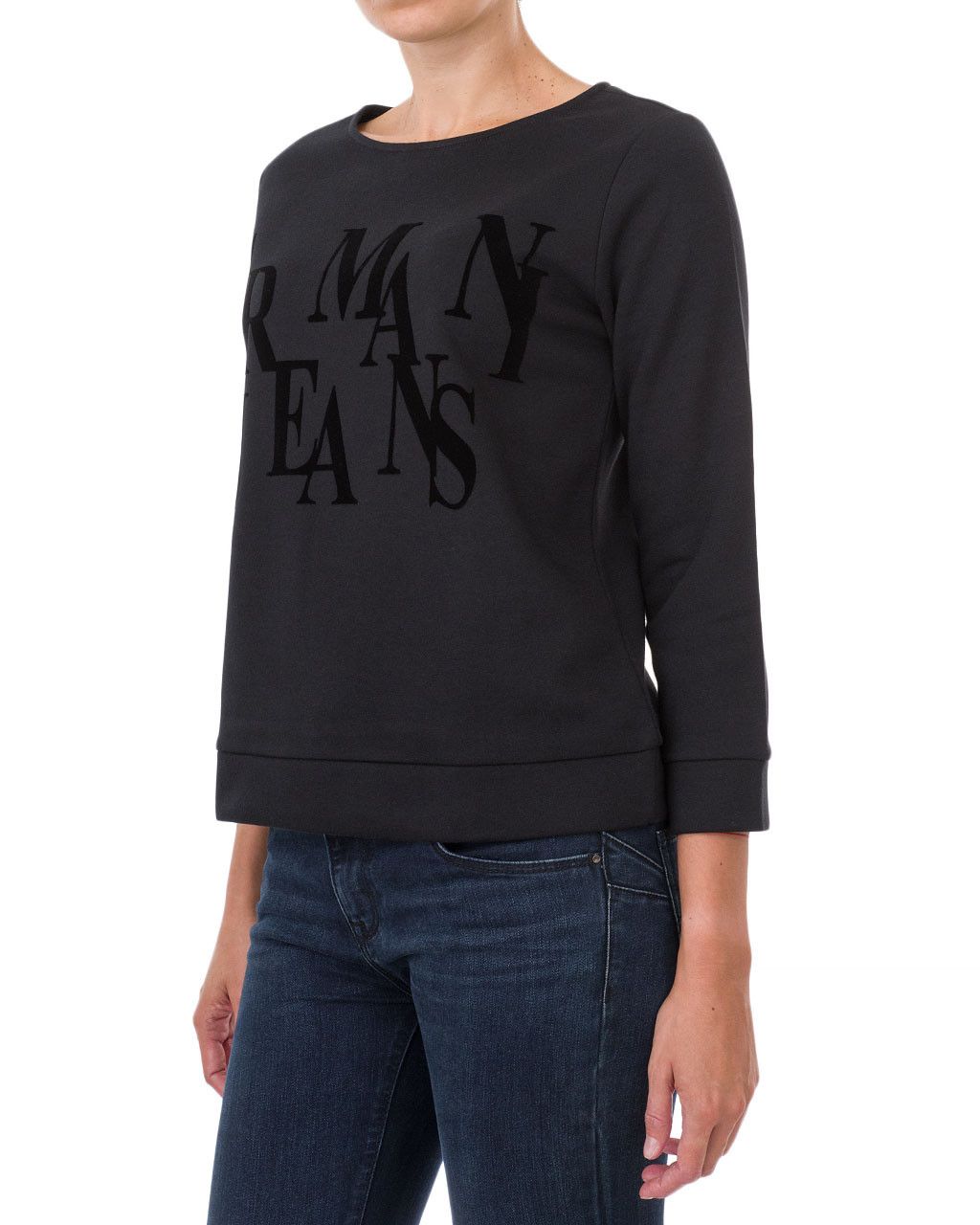 Armani Armani Jeans Black Womens Sweatshirt Vintage Longsleeve Size M / US 6-8 / IT 42-44 - 17 Thumbnail