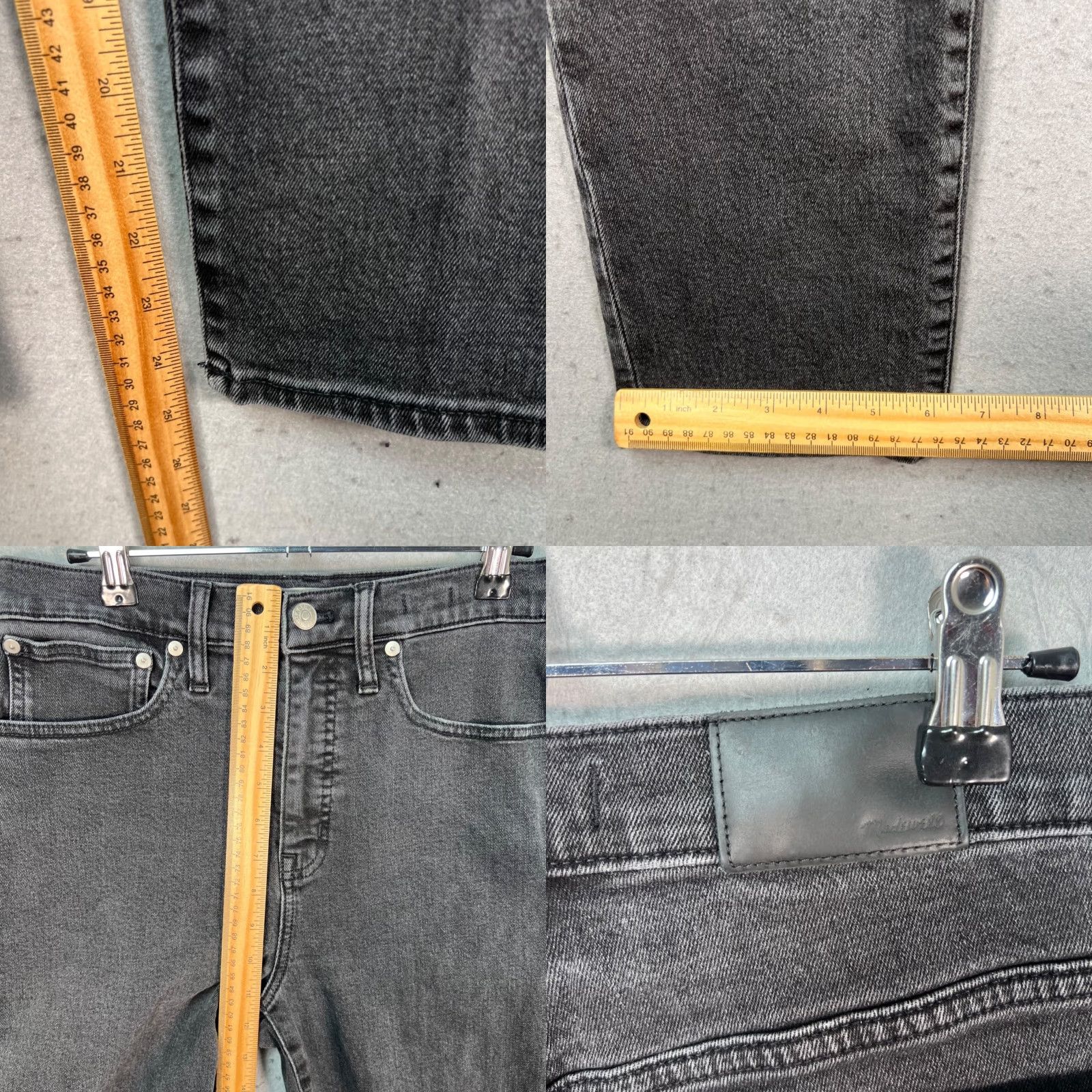 Madewell Madewell Jeans Womens Size 28 Classic Straight Denim Gray Cotton Blend 5-Pocket Size 28" / US 6 / IT 42 - 8 Thumbnail