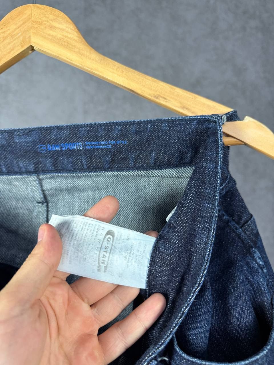 G-Star G Star Raw designer asymmetric jeans Size US 33 - 4 Thumbnail