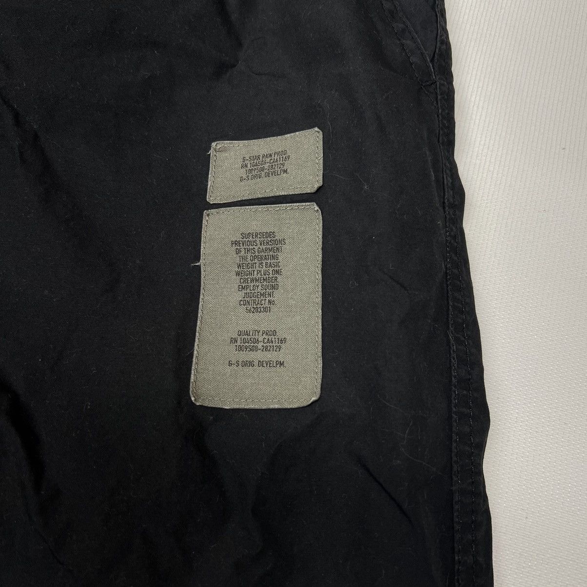 G-Star G Star Raw Pants Black Utility Relaxed Poplin Trainer Size US 31 - 4 Thumbnail
