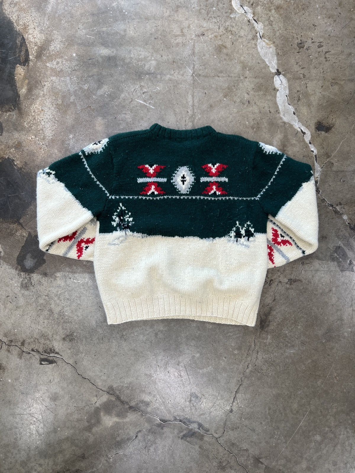 Vintage Vintage John Ashford Knit Wool Sweater XL Size US XL / EU 56 / 4 - 5 Thumbnail