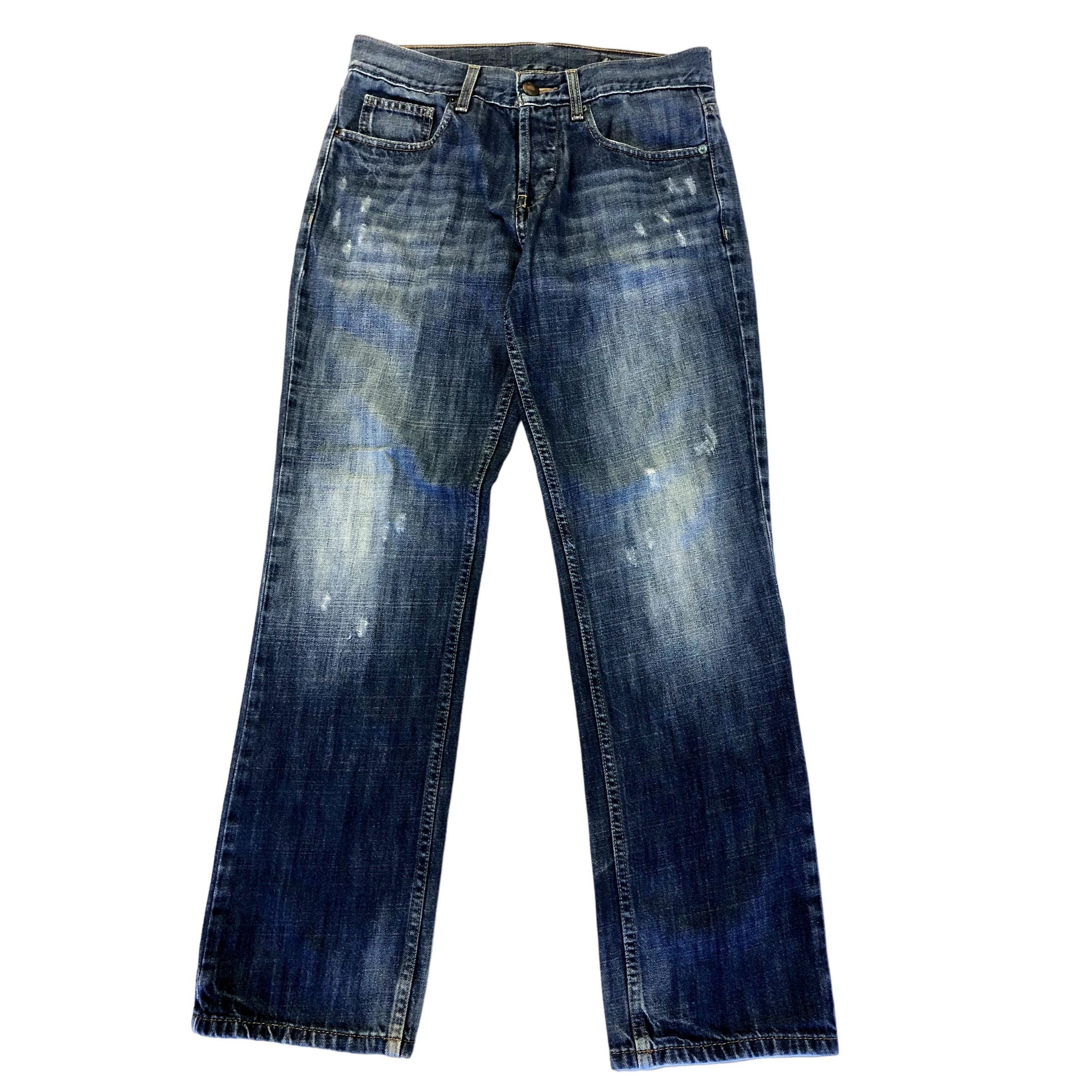 William Rast DISTRESSED Style Blue Jeans BUTTON FLY Pants 30