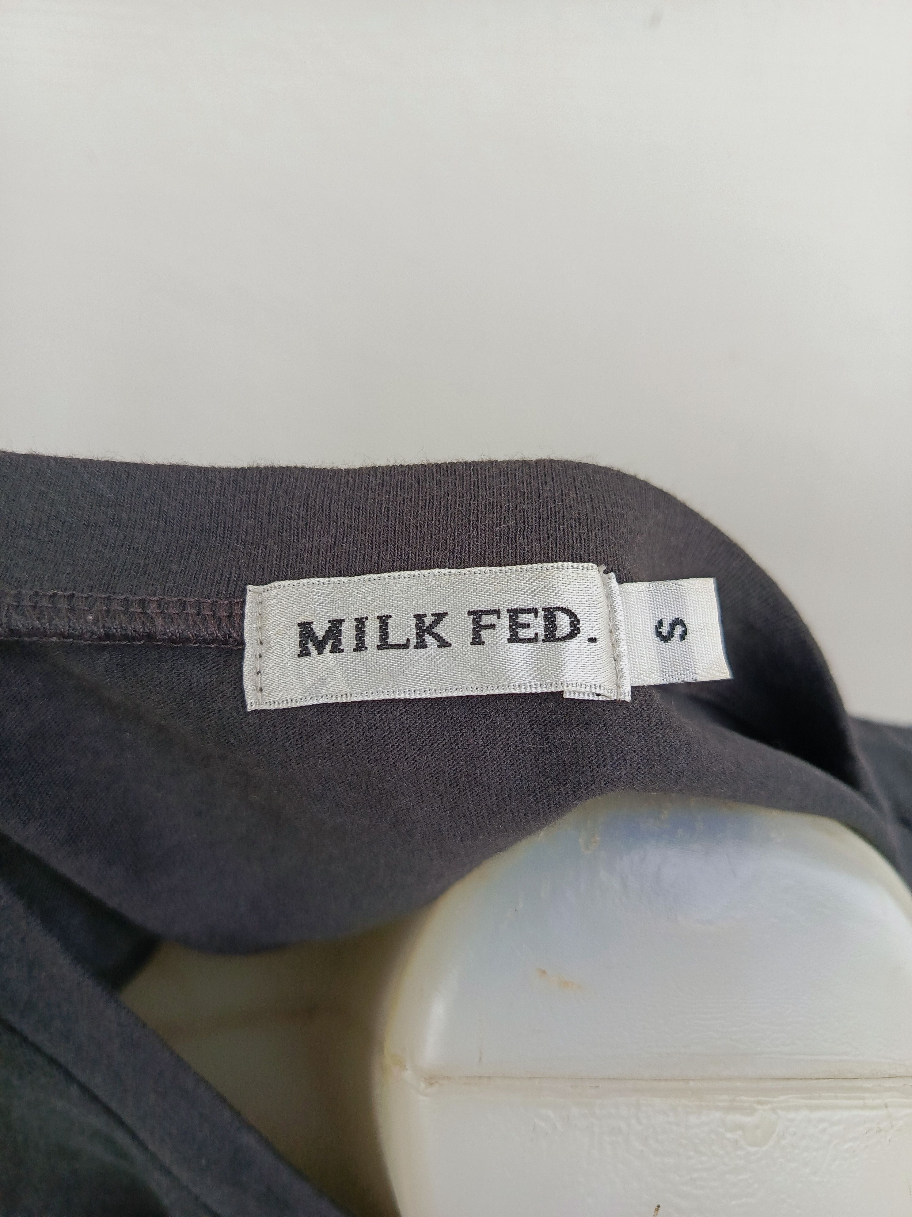 Japanese Brand Milkfed Black Graphic Tee Japanese Brand Logo T-Shirt Size S / US 4 / IT 40 - 6 Thumbnail