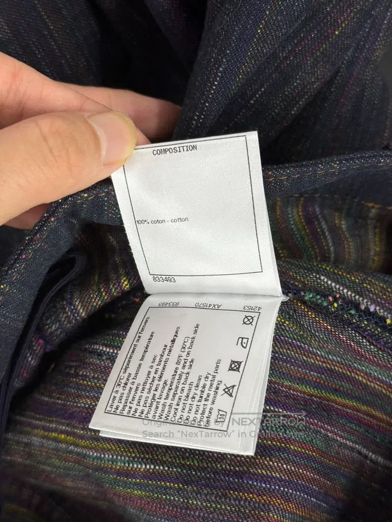 Chanel Chanel Dark blue denim wide-leg trousers Size 42" / US 20 - 6 Thumbnail