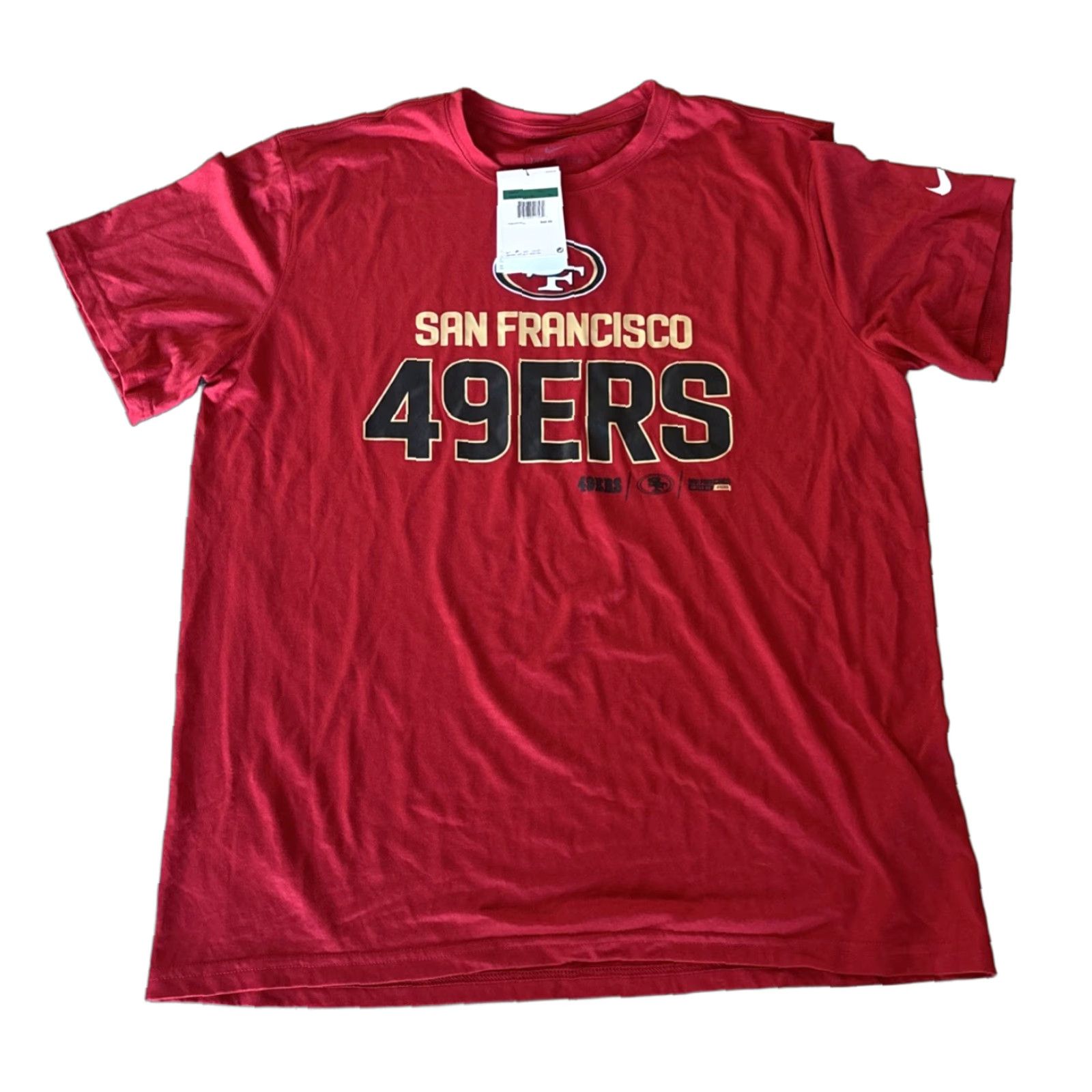 Nike NWT Nike Dri-Fit NFL San Francisco 49ers Red Shirt Men's XL Athletic Logo Size US XL / EU 56 / 4 - 1 Thumbnail