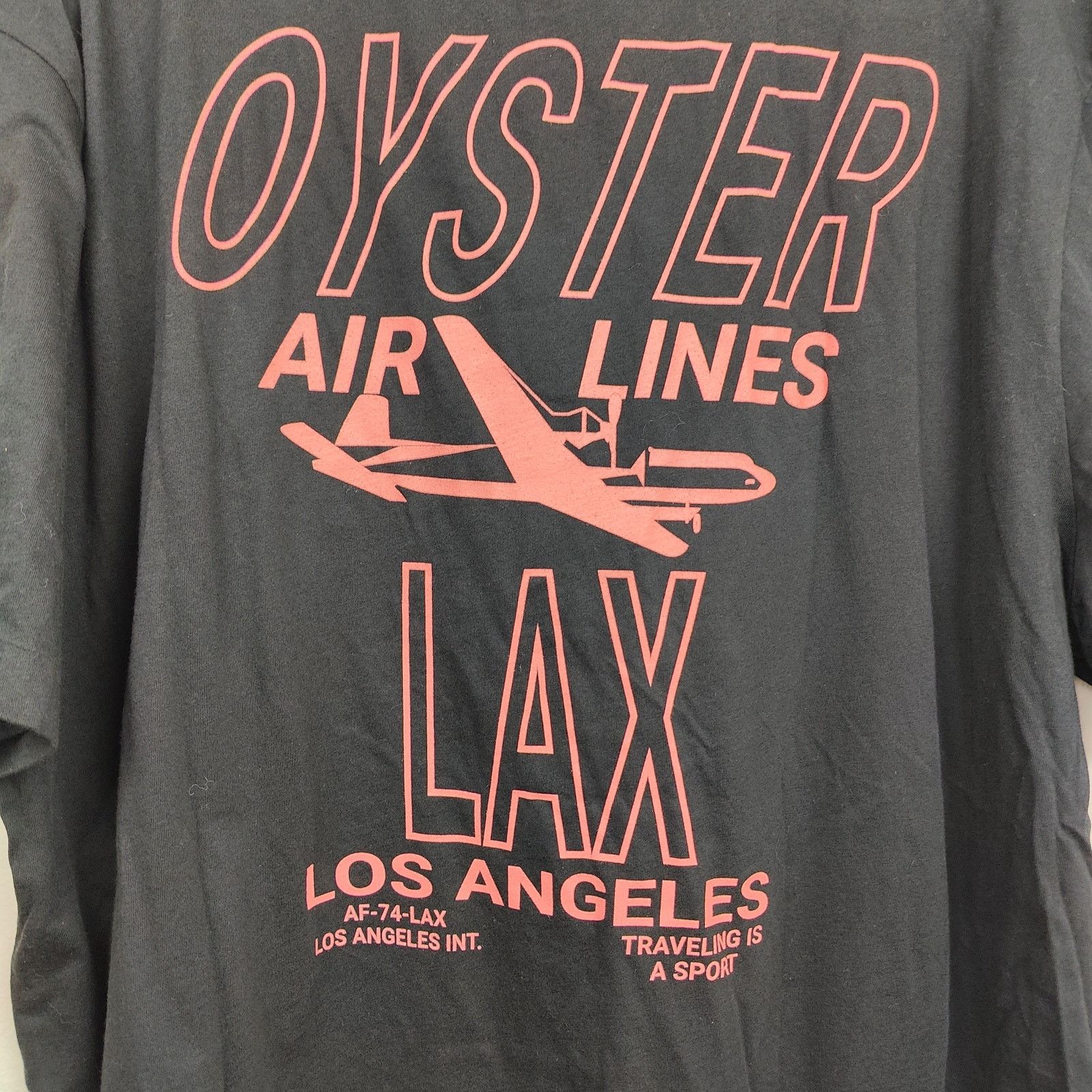 Other Oyster Holdings Layering Tee Mens 2XL Black Graphic T-Shirt Size US XXL / EU 58 / 5 - 5 Thumbnail