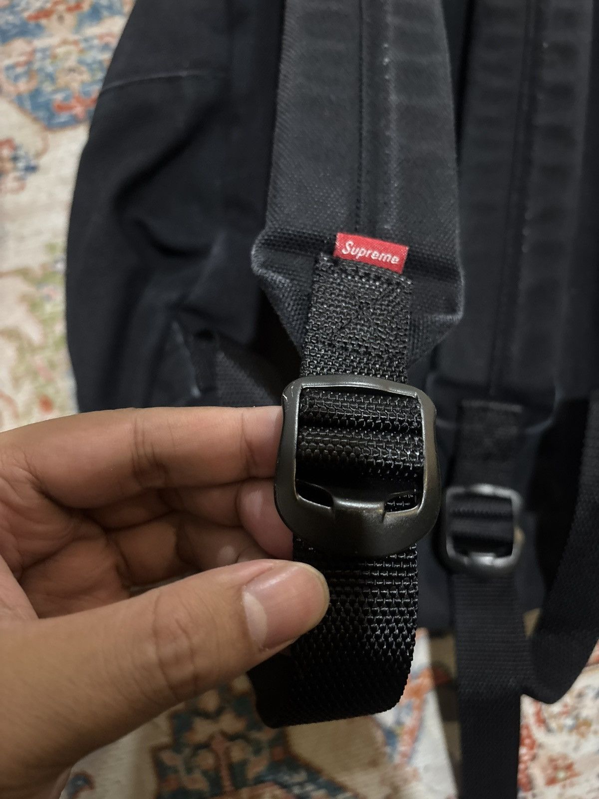 Supreme Backpack Supreme Canvas Logo Box Size ONE SIZE - 4 Thumbnail