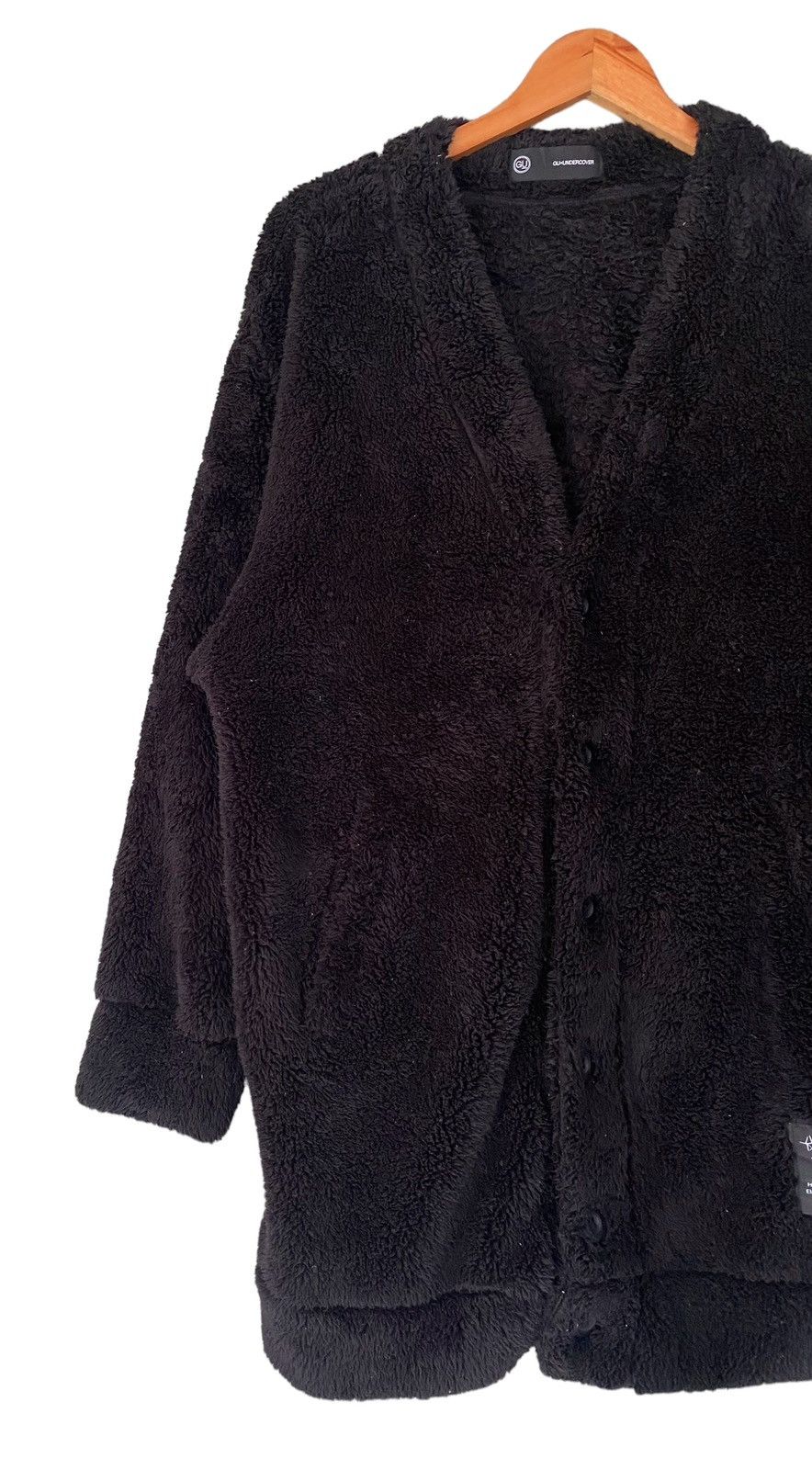 GU × Undercover Freedom GUxUNDERCOVER Fleece Button Jacket Cardigan (M) Size US M / EU 48-50 / 2 - 3 Thumbnail