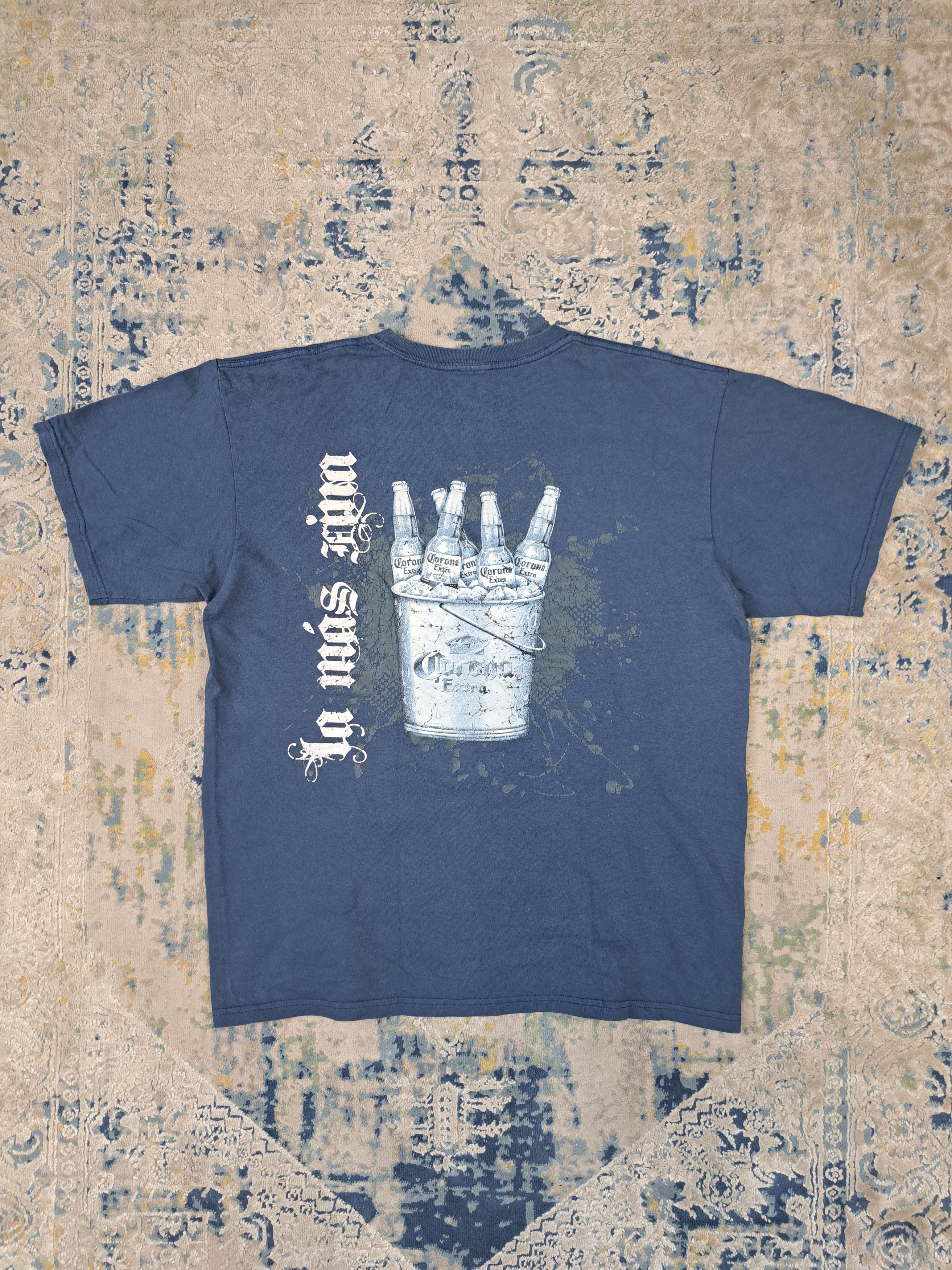 Vintage Corona Extra Big Beers Bucket Logo Tee Summer Grail Size US L / EU 52-54 / 3 - 1 Thumbnail
