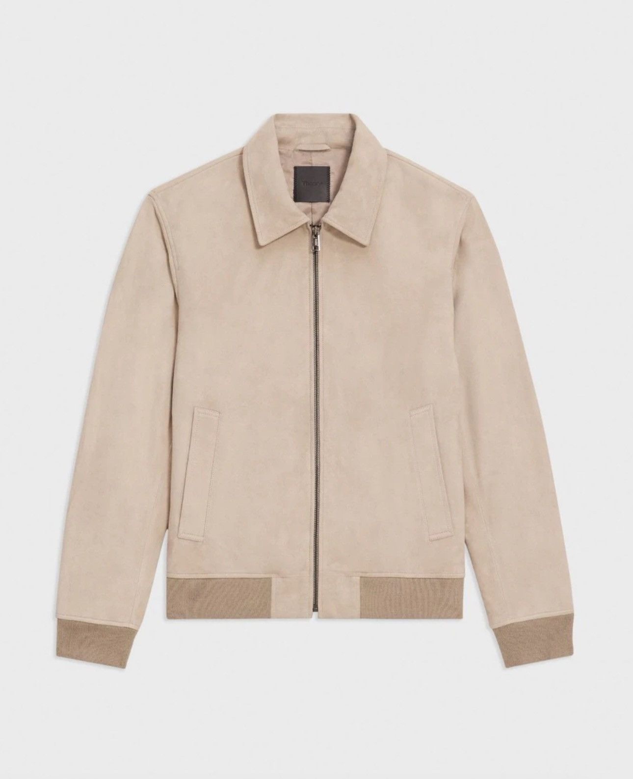 Wyatt Zip Jacket in Suede