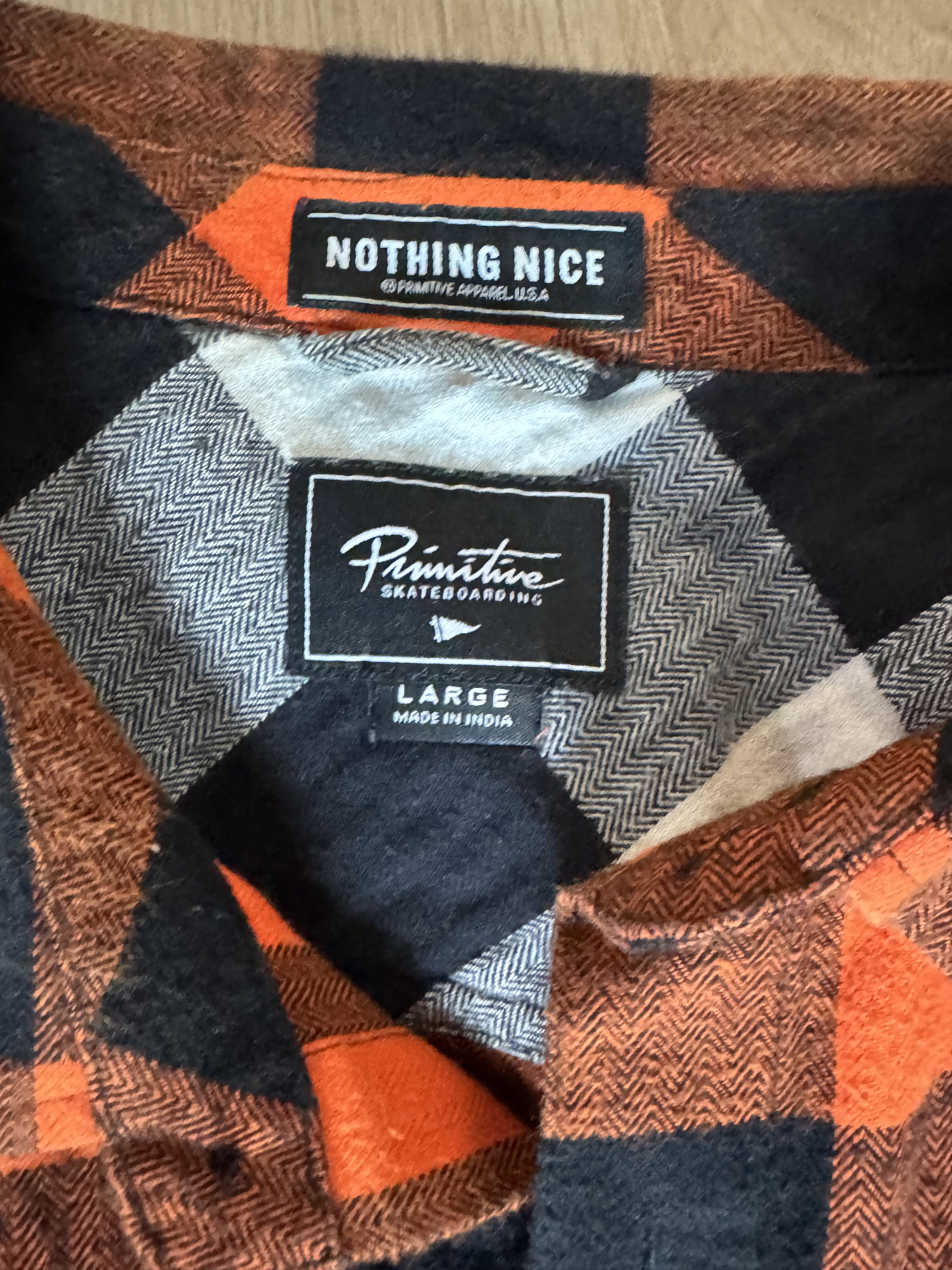 Primitive Primitive Cotton Flannel Large Size US L / EU 52-54 / 3 - 2 Thumbnail