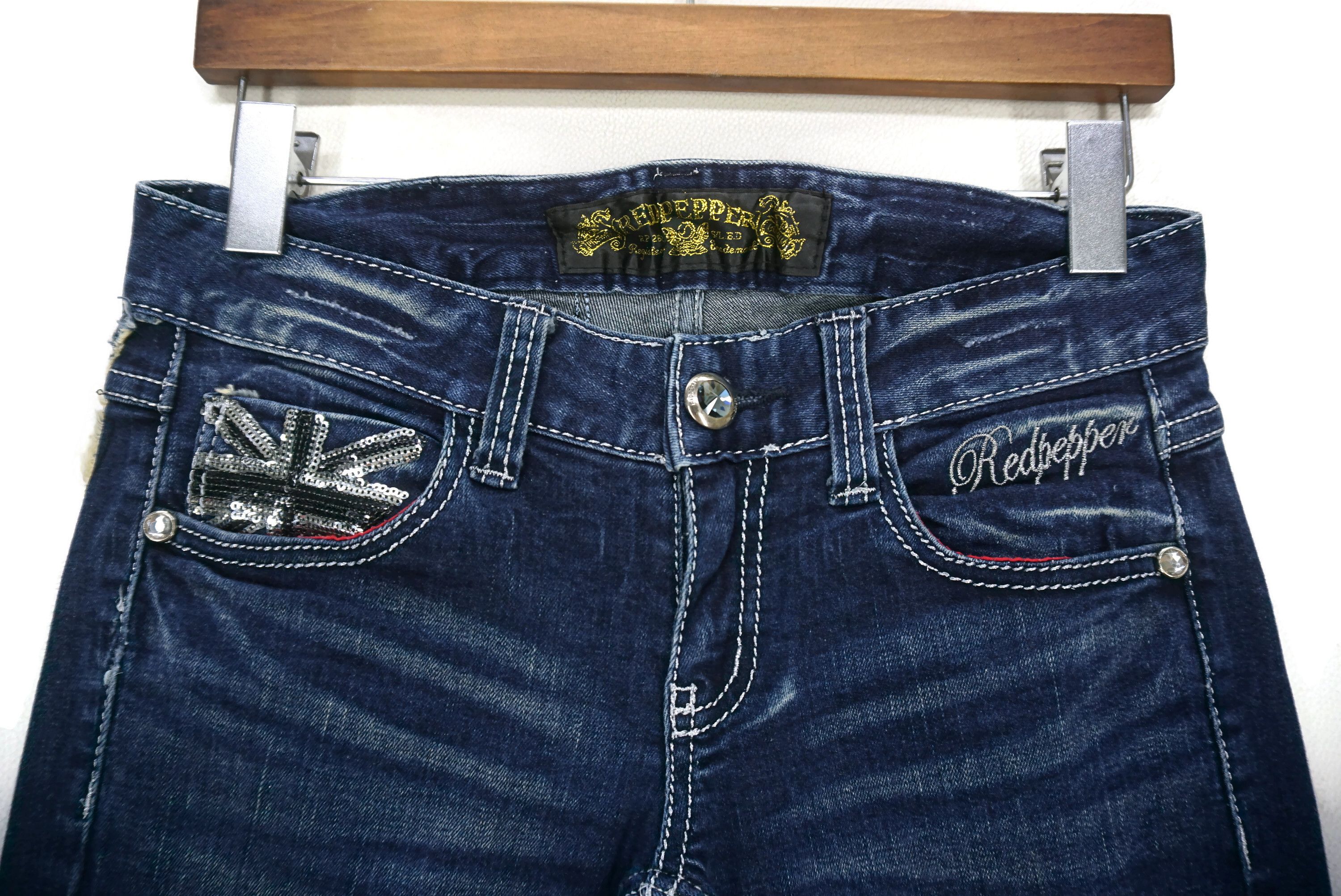 Japanese Brand Red Pepper Jeans Size 25 fit W29xL32.5 Low-Rise Skinny Size 25" / US 0 / IT 36 - 3 Thumbnail
