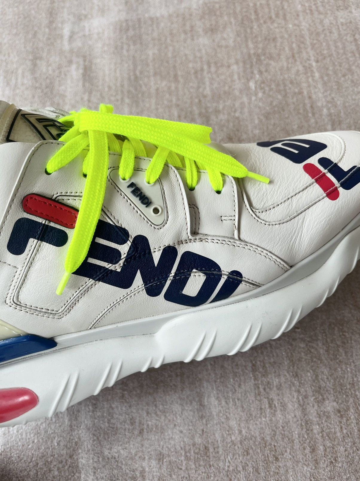 Fendi Luxury high-top sneakers Size US 10 / EU 43 - 5 Thumbnail