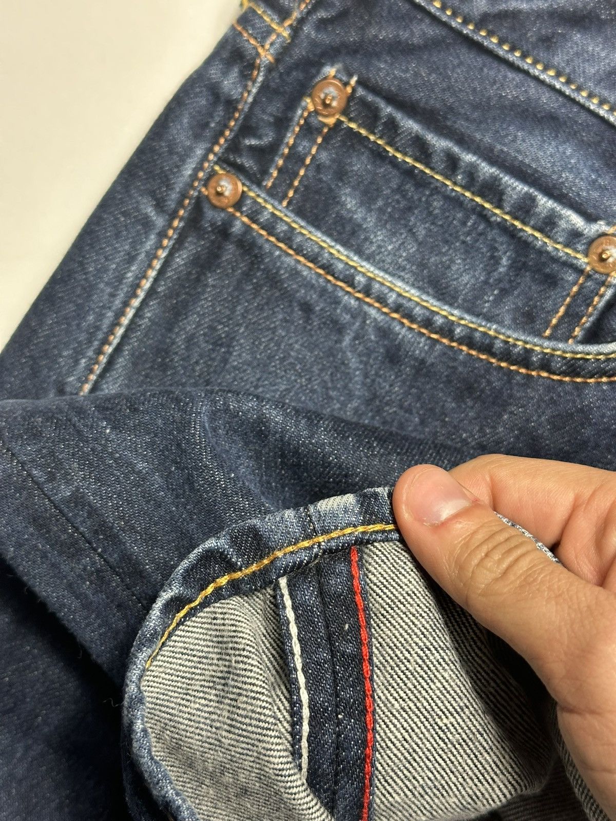 Evisu Vintage Evisu Seagull Selvedge Jeans Size US 32 / EU 48 - 9 Thumbnail