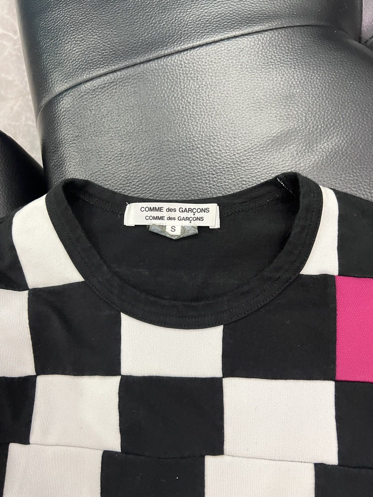 Comme des Garcons Comme des Garçons AD2008 Checkerboard Panel Long Sleeve Top Size US S / EU 44-46 / 1 - 4 Thumbnail