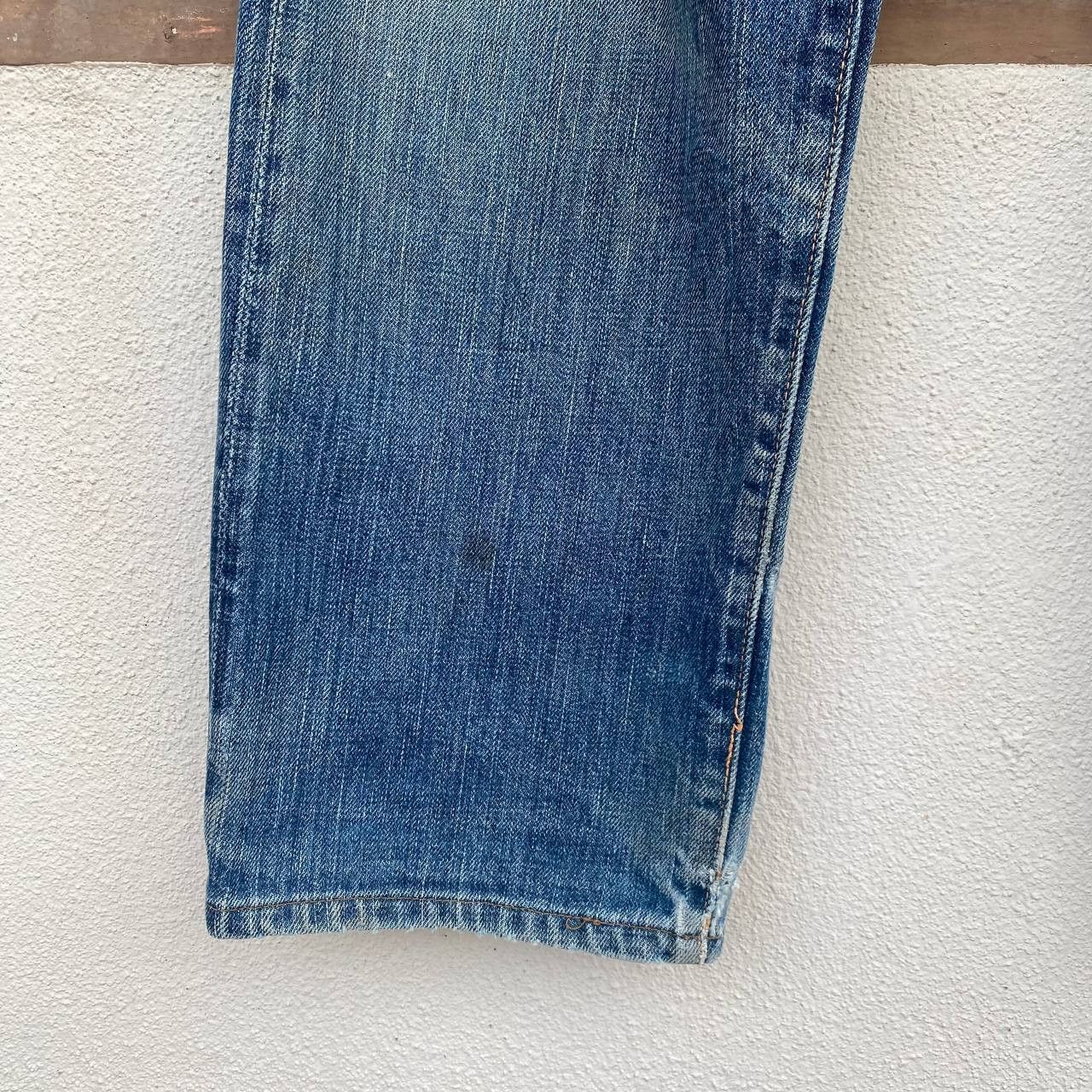 Evisu × Vintage RARE EVISU SMALL DAICOCK JAPAN SELVEDGED DISTRESSED BJ07-09 Size US 29 - 7 Thumbnail