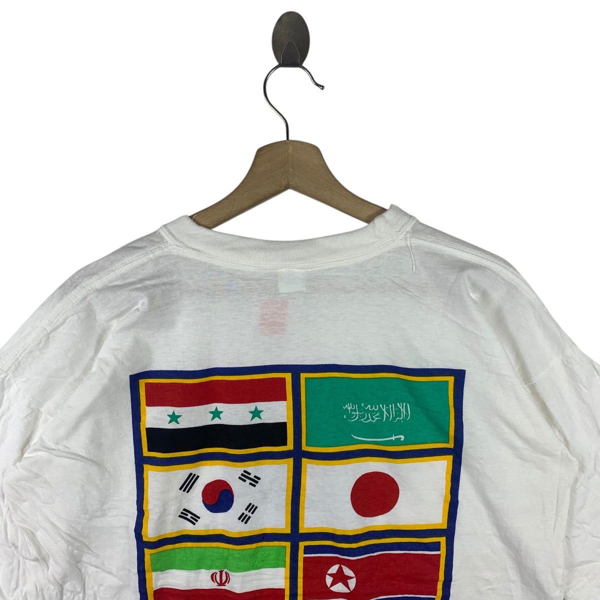 Vintage Vintage 90s WORLD CUP USA 94 big printed tee Size US L / EU 52-54 / 3 - 9 Thumbnail