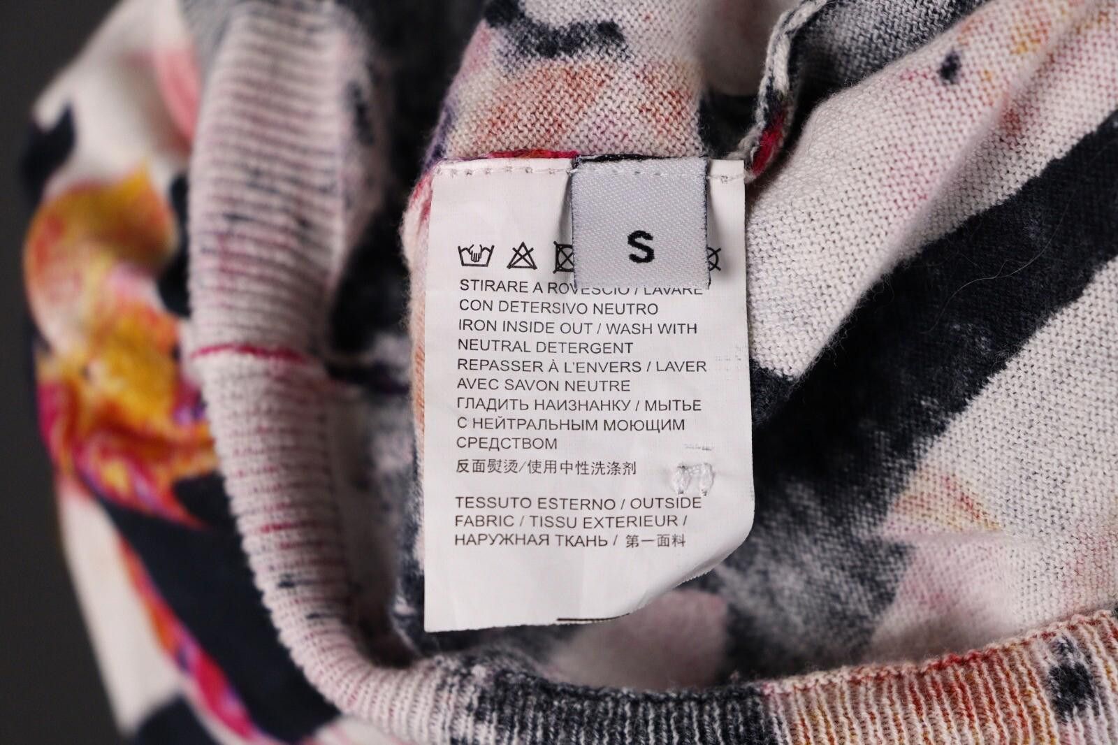 Pink Floyd Pinko Tag Anemone Cardigan Cottone Stampato Sweater Size S Size S / US 4 / IT 40 - 9 Thumbnail