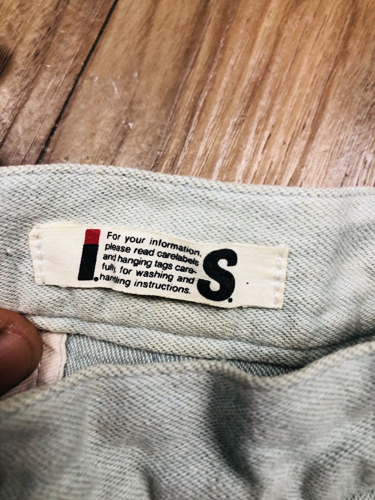 Vintage IS Short Pants (33) Size 22" - 5 Thumbnail