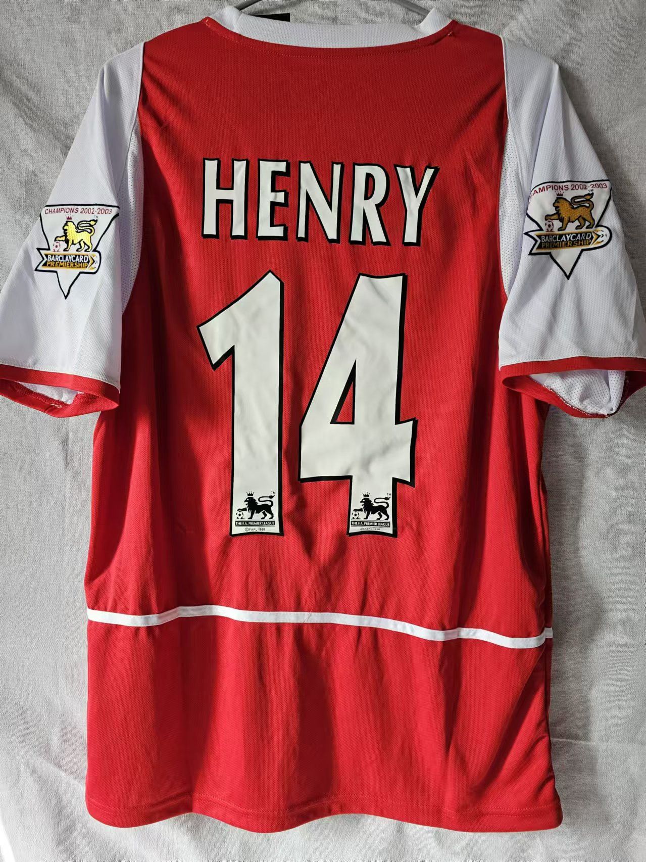 Other 2002 2003 Arsenal #14 Thierry Henry Jersey M Size US M / EU 48-50 / 2 - 1 Thumbnail