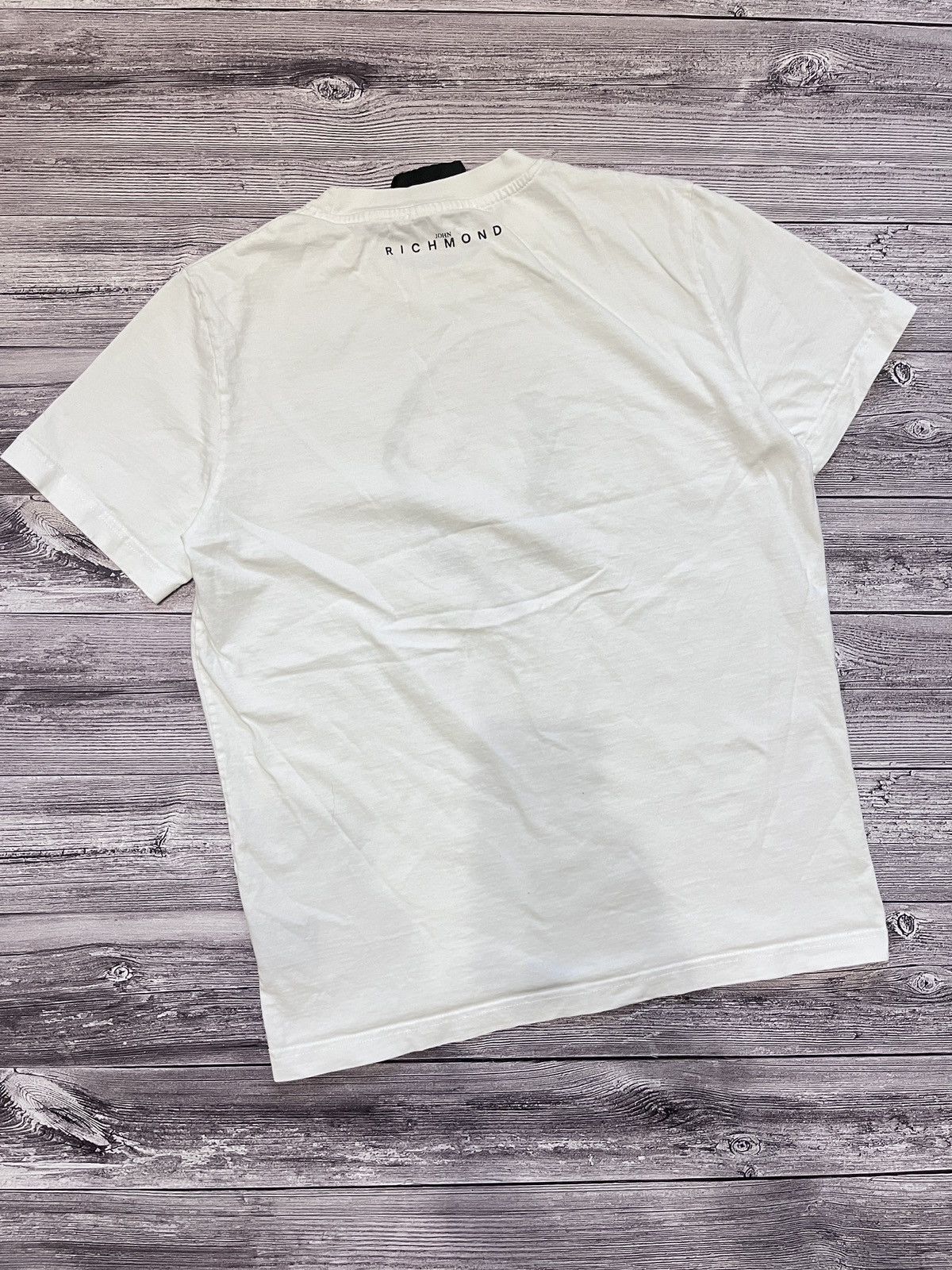 John Richmond × Vintage John Richmond Women’s Graphic Print Tee – Size L Size US L / EU 52-54 / 3 - 3 Thumbnail