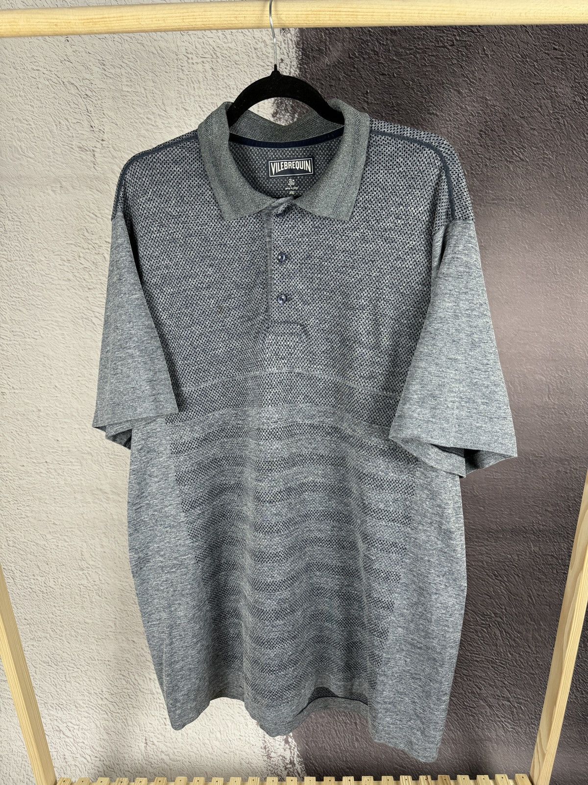 Vilebrequin Vilebrequin grey nylon jersey polo tee shirt size XXL Size US XXL / EU 58 / 5 - 2 Thumbnail