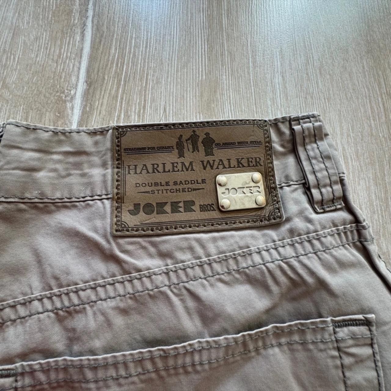 Japanese Brand Harlem Walker by Joker Vintage Pants Flat Trousers Grey Size US 32 / EU 48 - 6 Thumbnail