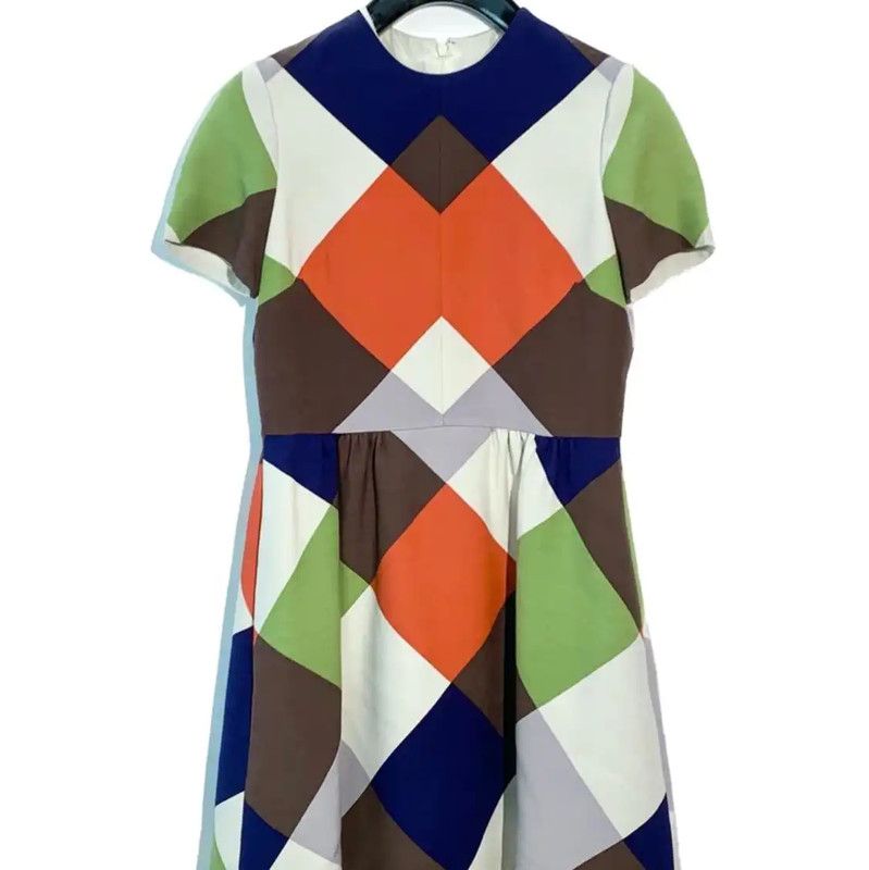 Valentino Colorful Cotton Dress for Women 0089