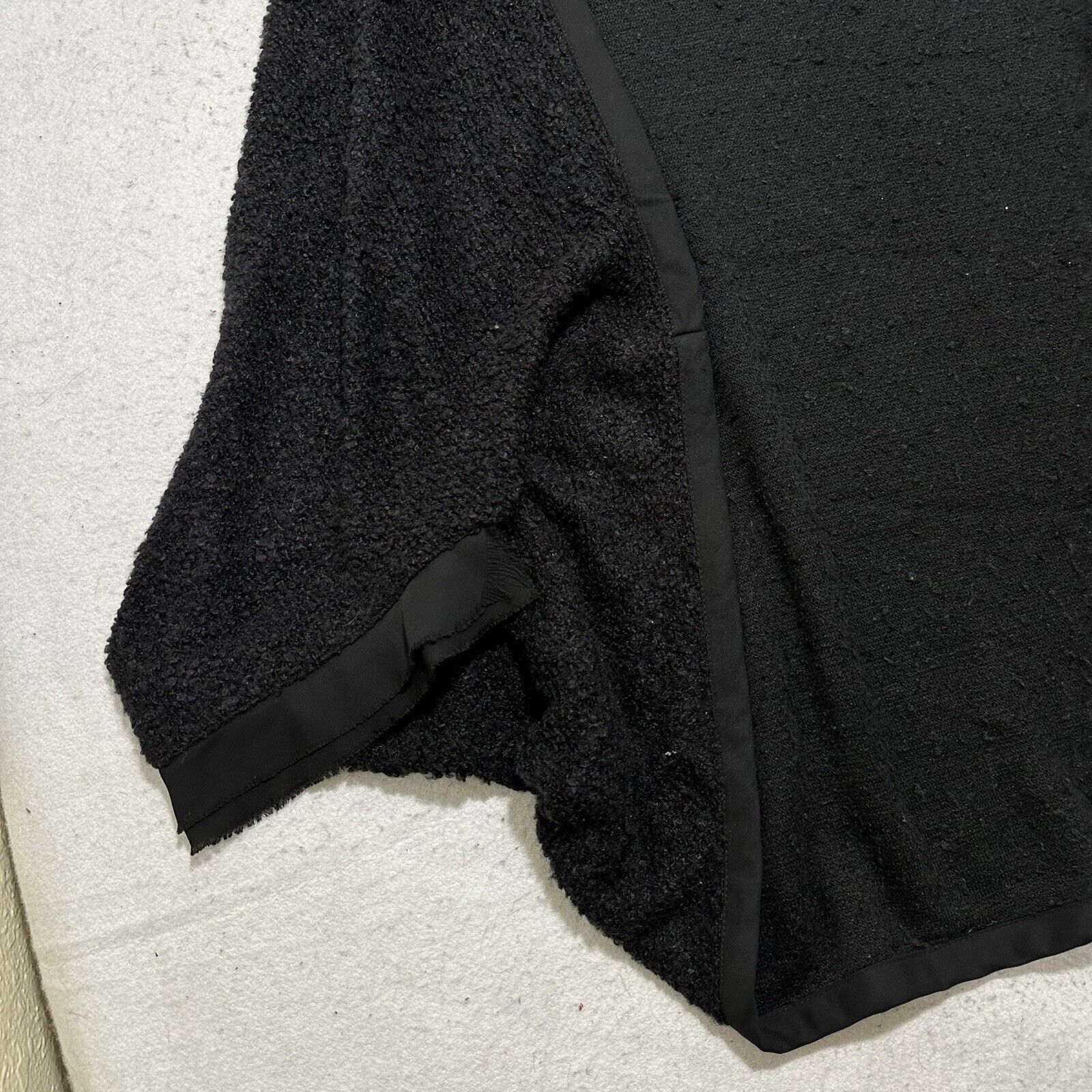 Coldwater Creek Coldwater Creek Wool Blend Cardigan Open Front Sweater Black Size ONE SIZE - 5 Thumbnail