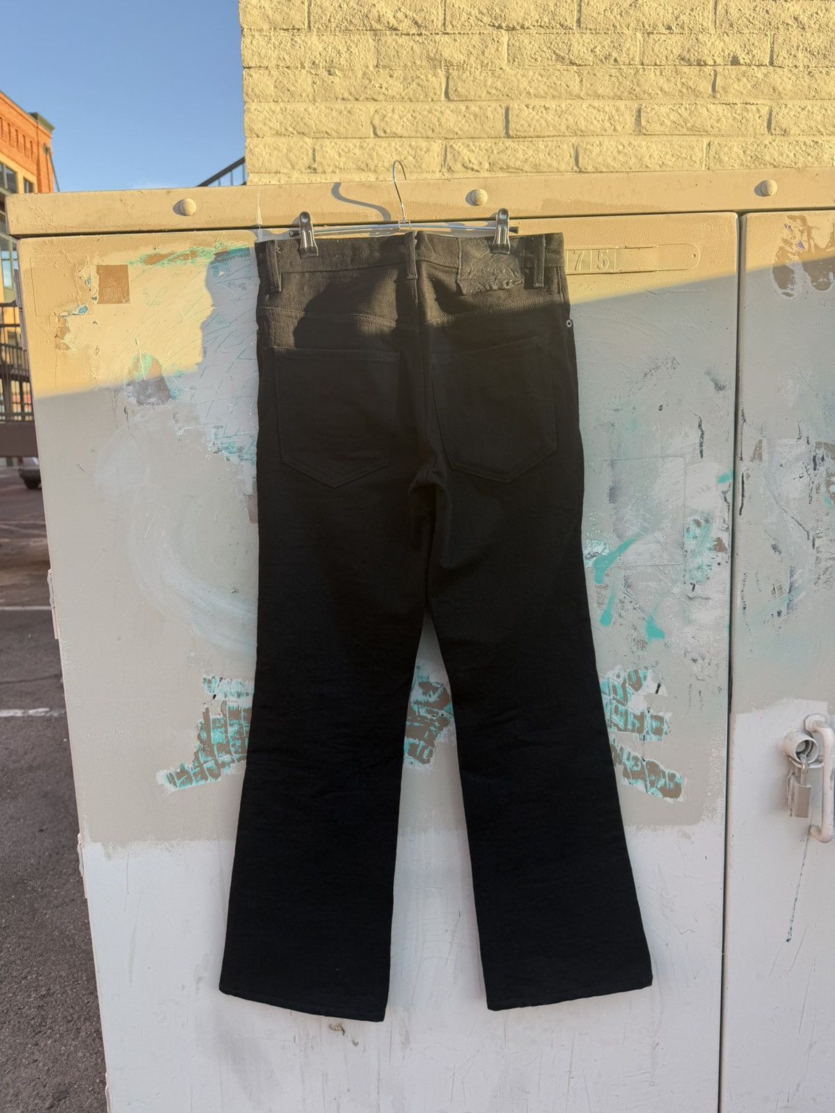 K-Two Studios KTWO 18 oz Black Selvedge Bootcut Jeans Size US 30 / EU 46 - 7 Thumbnail