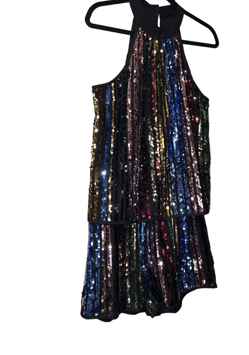 Shein Shein Prive Multi Glitter Sequin Halter & Short Set Size M / US 6-8 / IT 42-44 - 9 Thumbnail