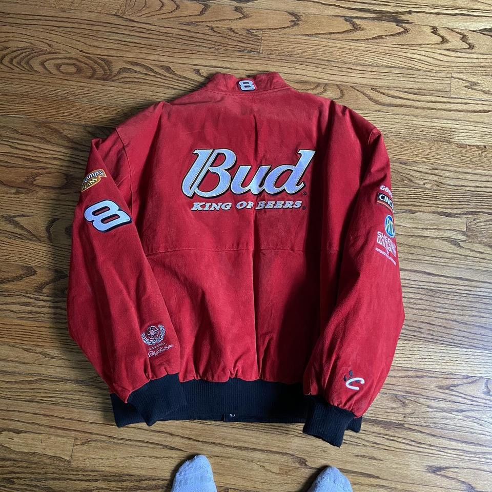 NASCAR × Vintage Vintage nascar Budweiser dale Earnhardt jacket Size US XXL / EU 58 / 5 - 2 Thumbnail