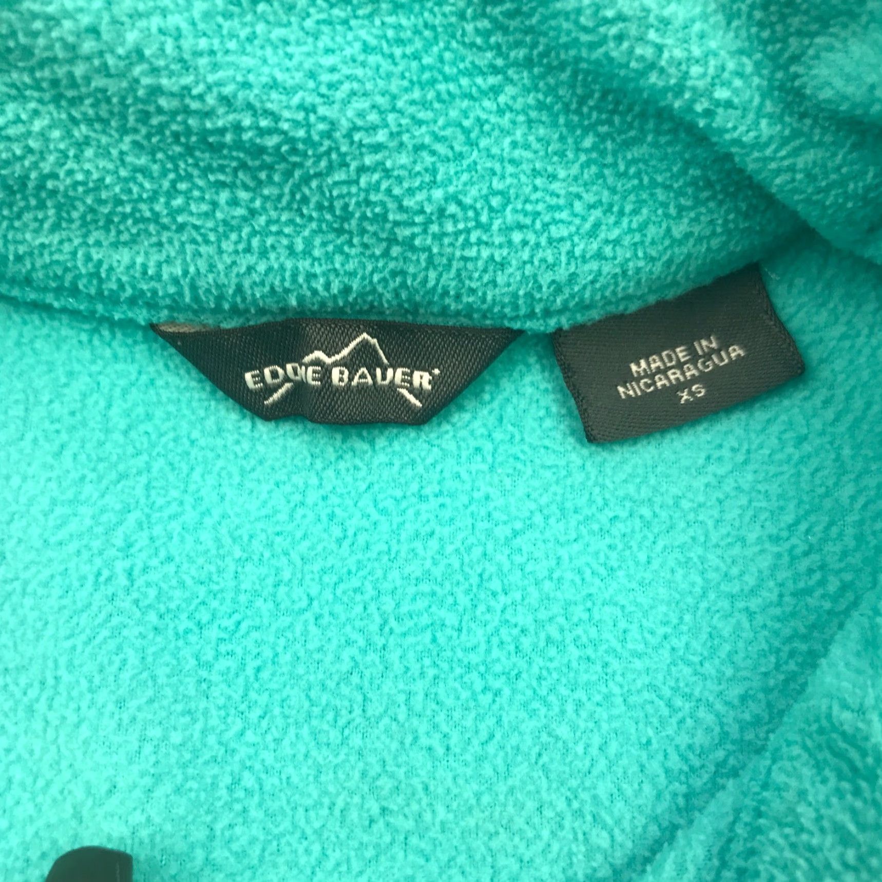 Eddie Bauer Eddie Bauer Womens Pullover XS Teal Fleece 1/4 Zip Long Sleeve Sweatshirt Size XS / US 0-2 / IT 36-38 - 4 Thumbnail