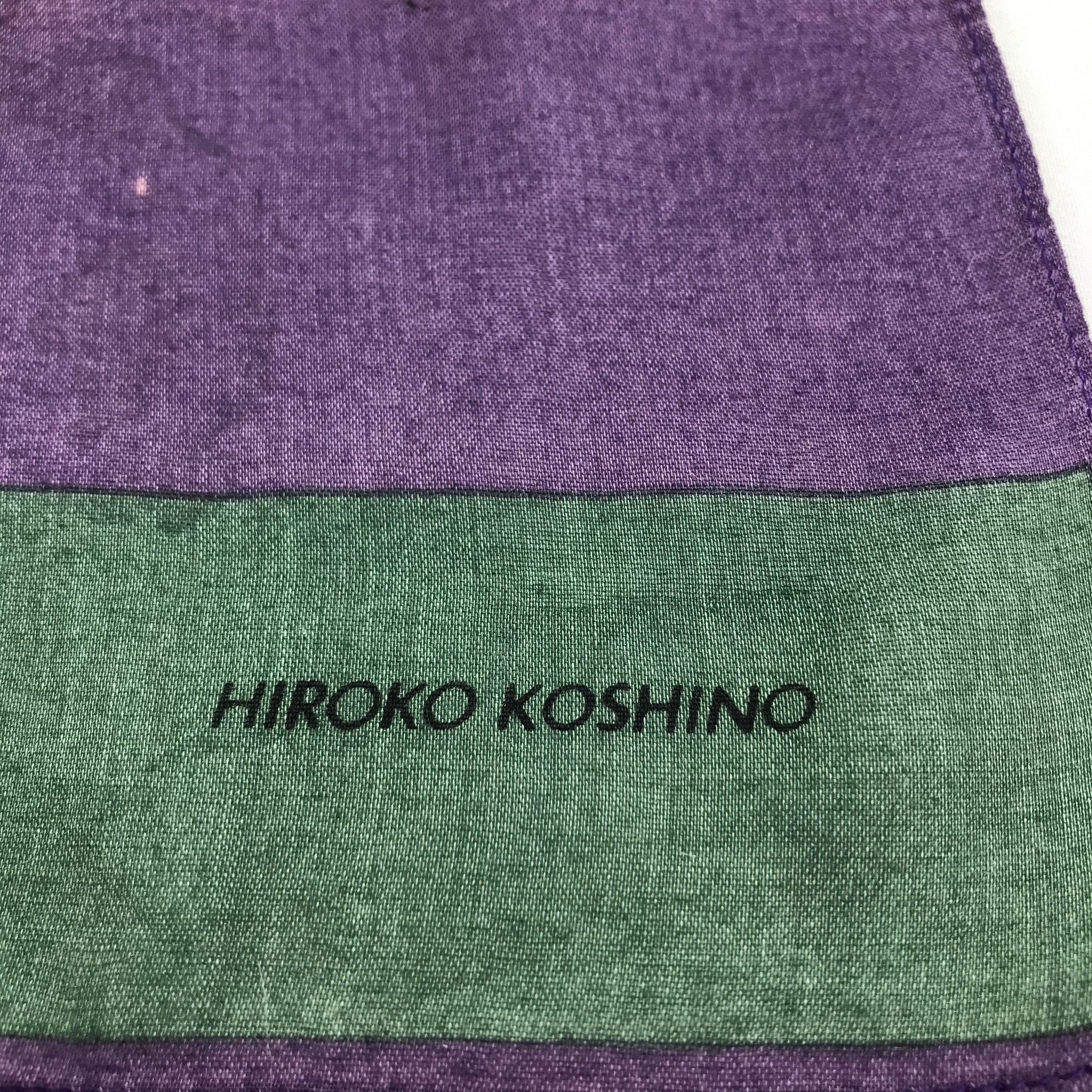 Hiroko Koshino Homme Hiroko Koshino Handkerchief Neckerchief Bandana H906 Size ONE SIZE - 3 Thumbnail