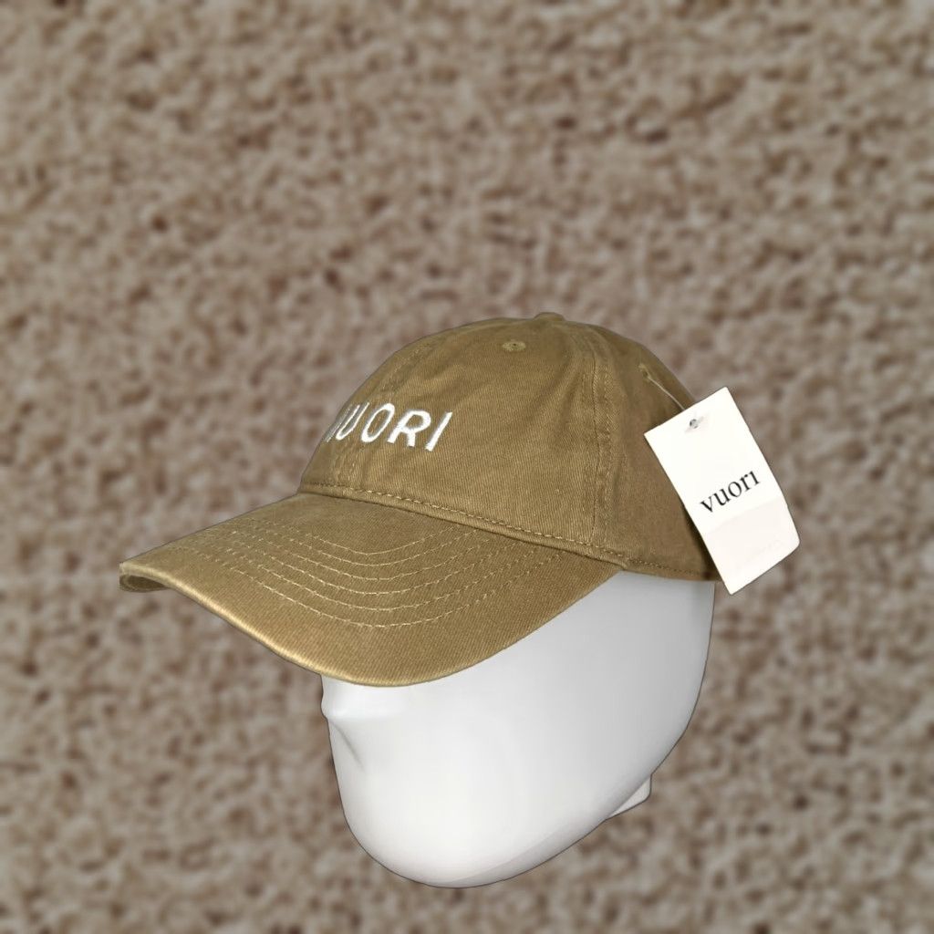 Vuori Vuori Hat Cap Strap Back Beige Camel Adult One Size Designer Adjustable B Size ONE SIZE - 1 Thumbnail